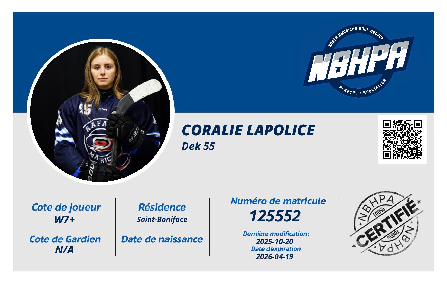 Coralie Lapolice