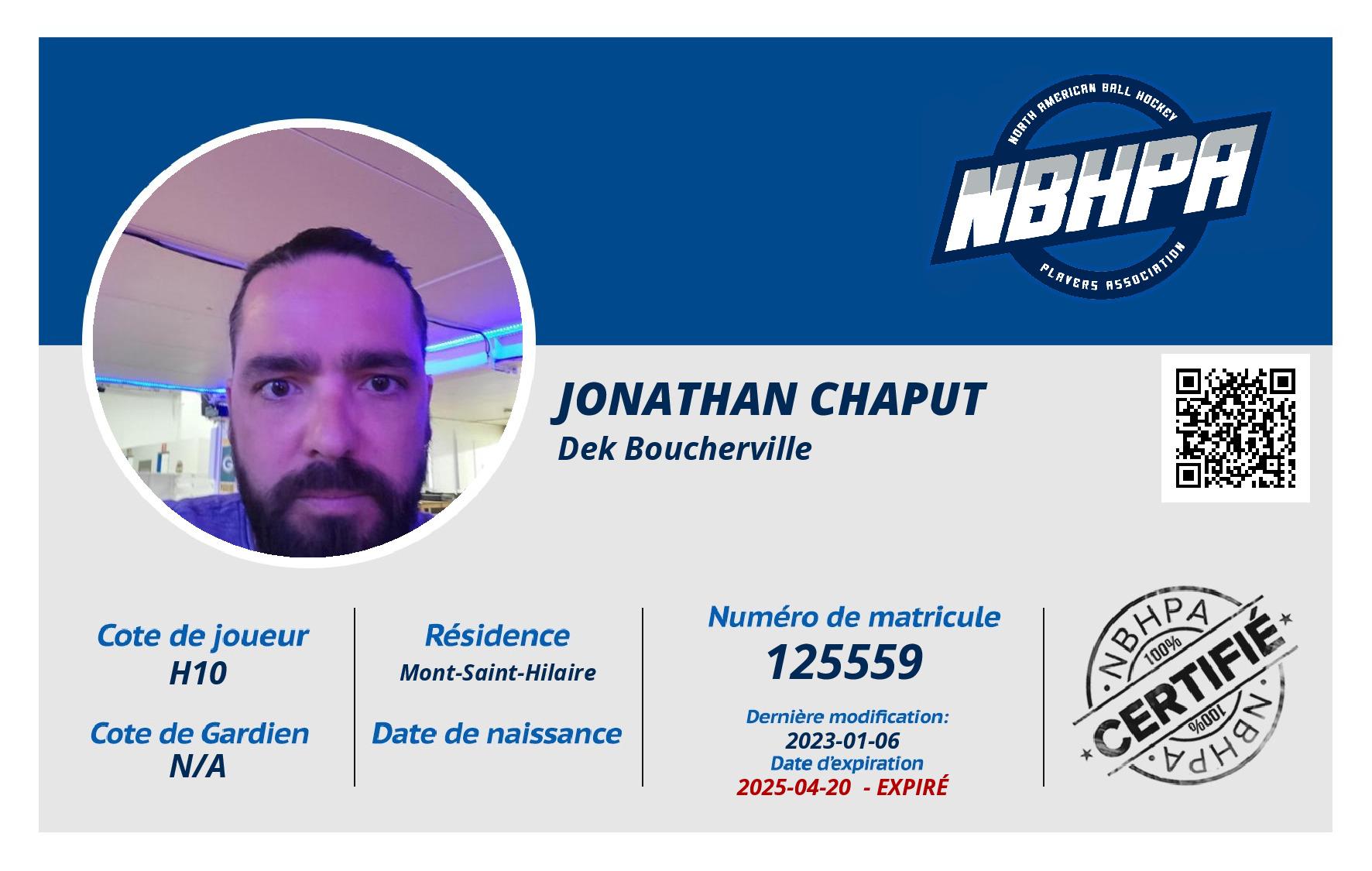 Jonathan Chaput