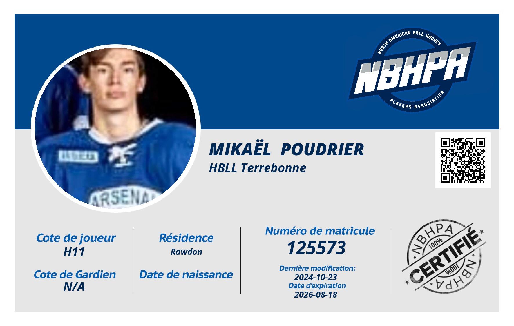 Mikaël  Poudrier