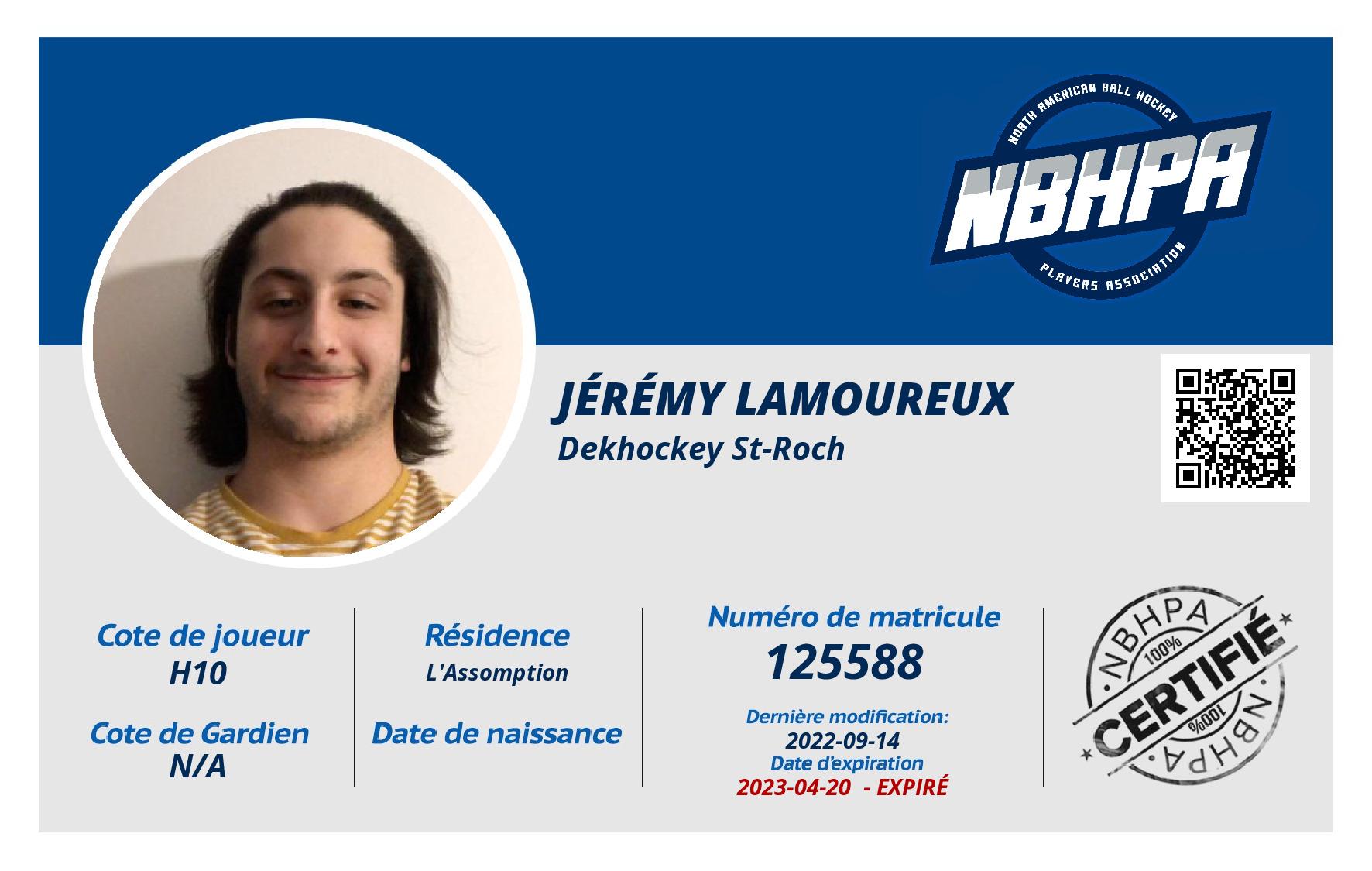Jérémy Lamoureux