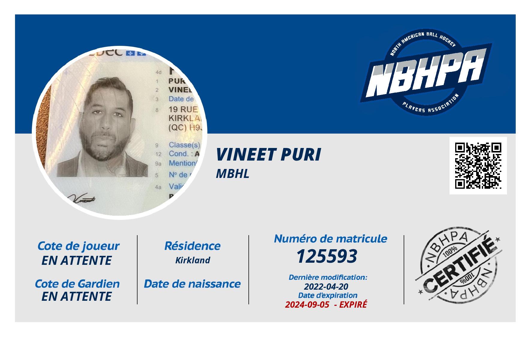 Vineet Puri