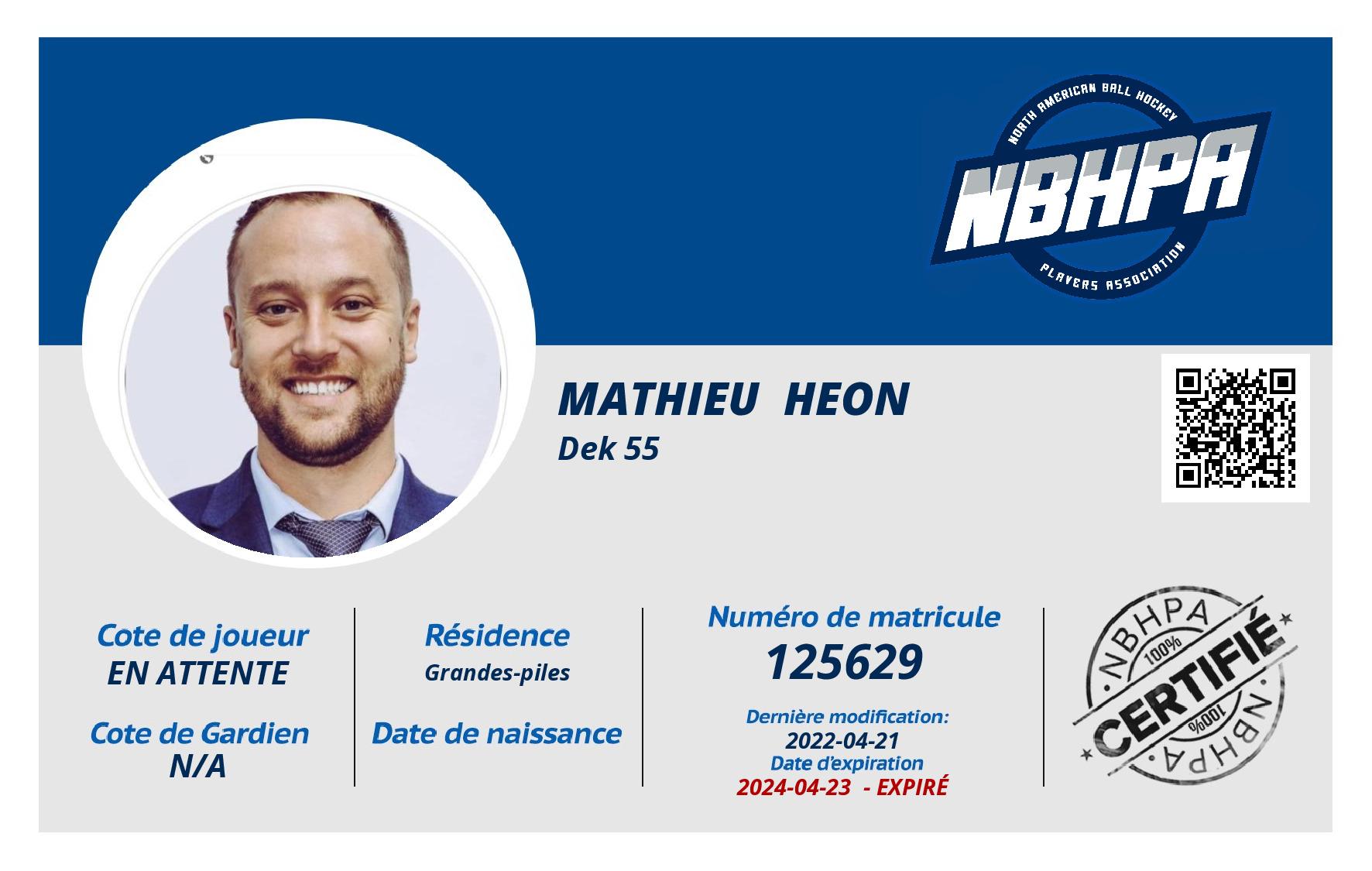 Mathieu  Heon