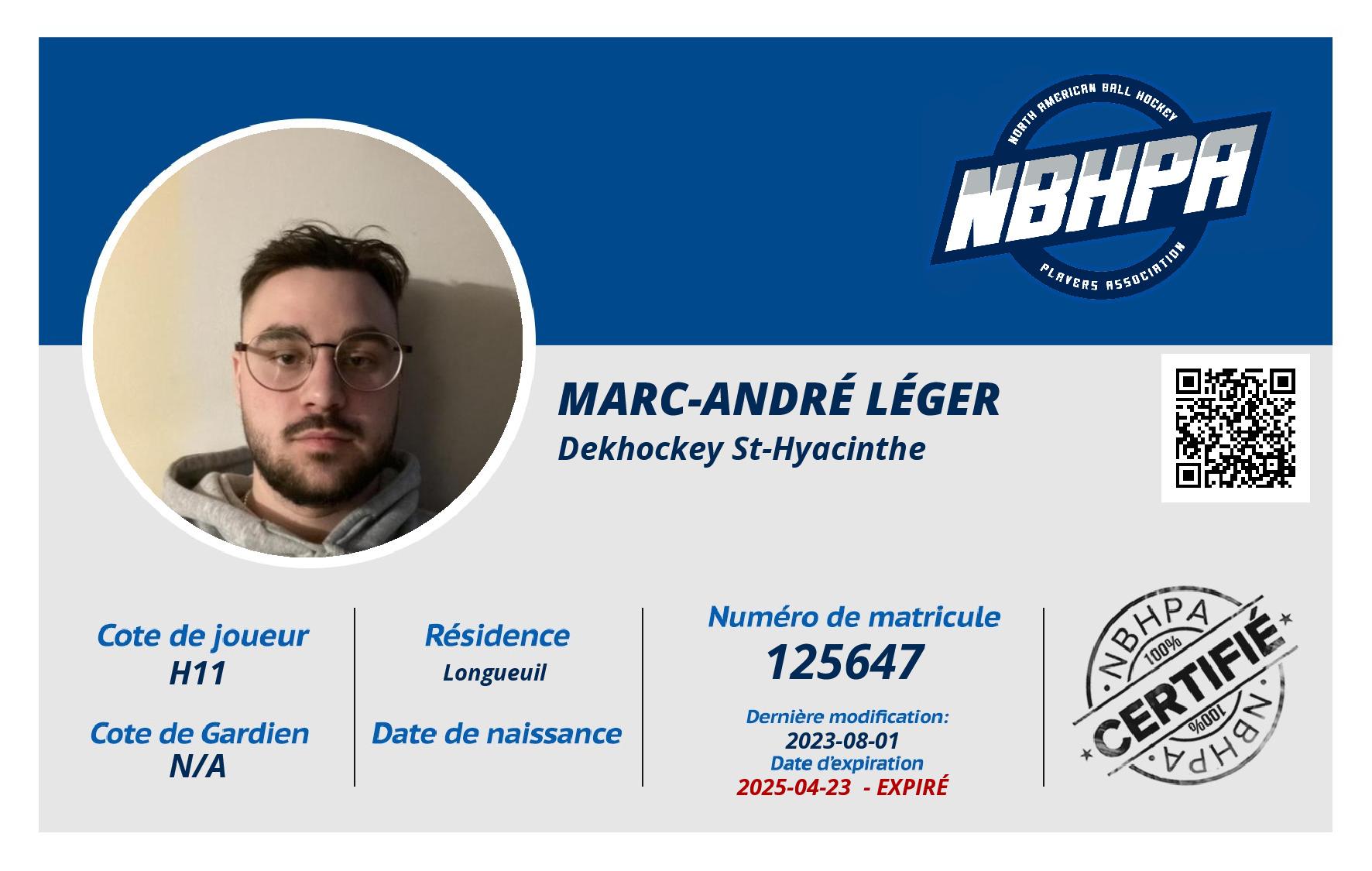 Marc-André Léger