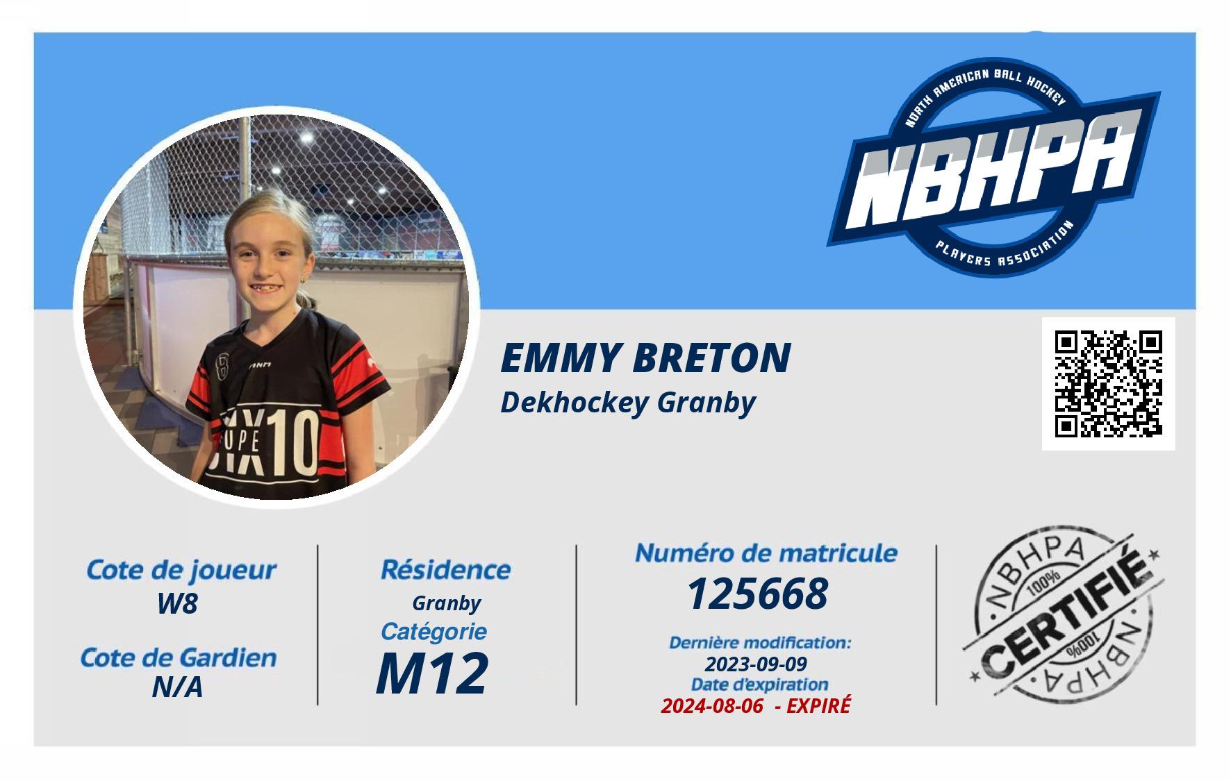 Emmy Breton