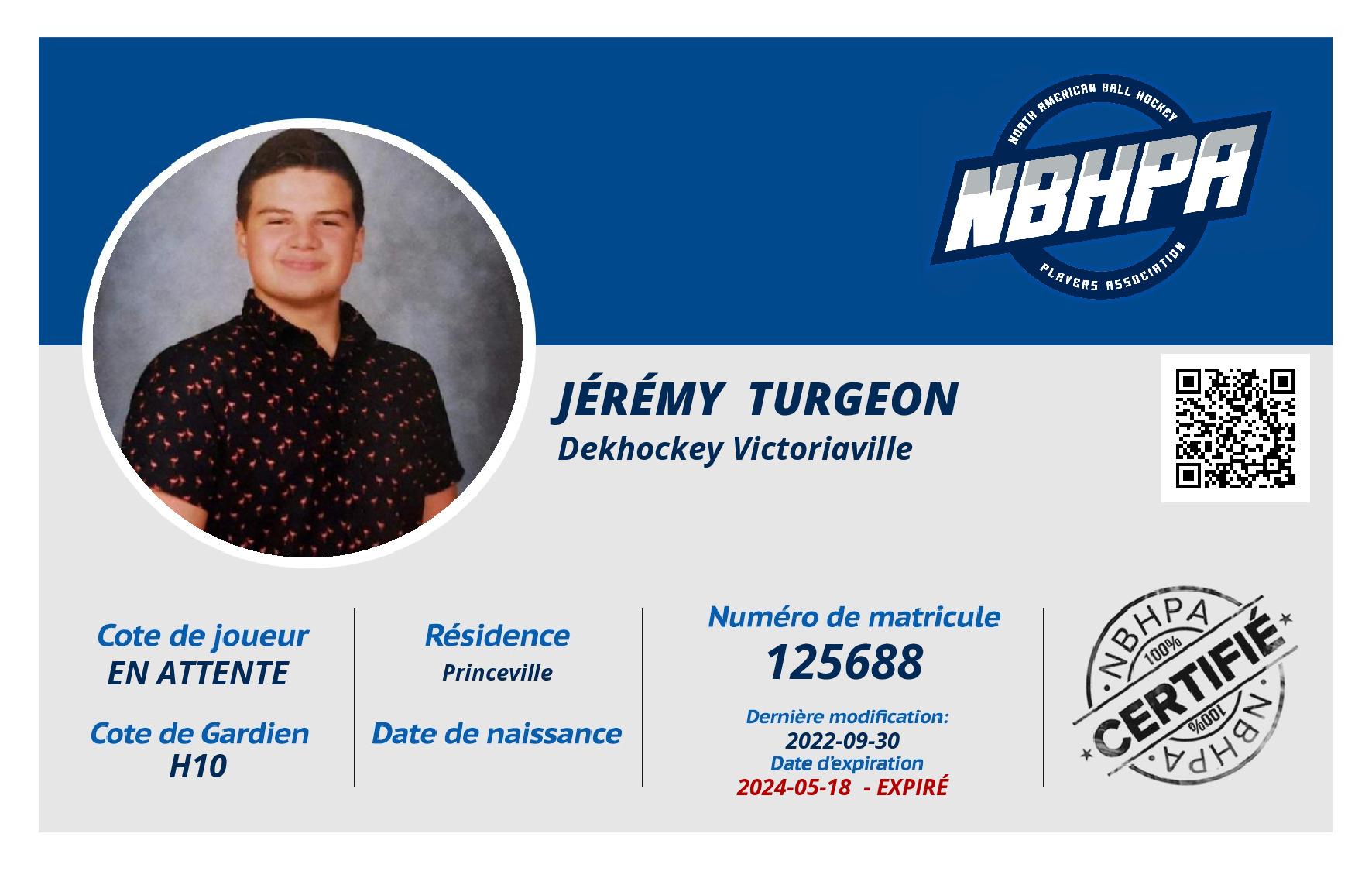 Jérémy  Turgeon