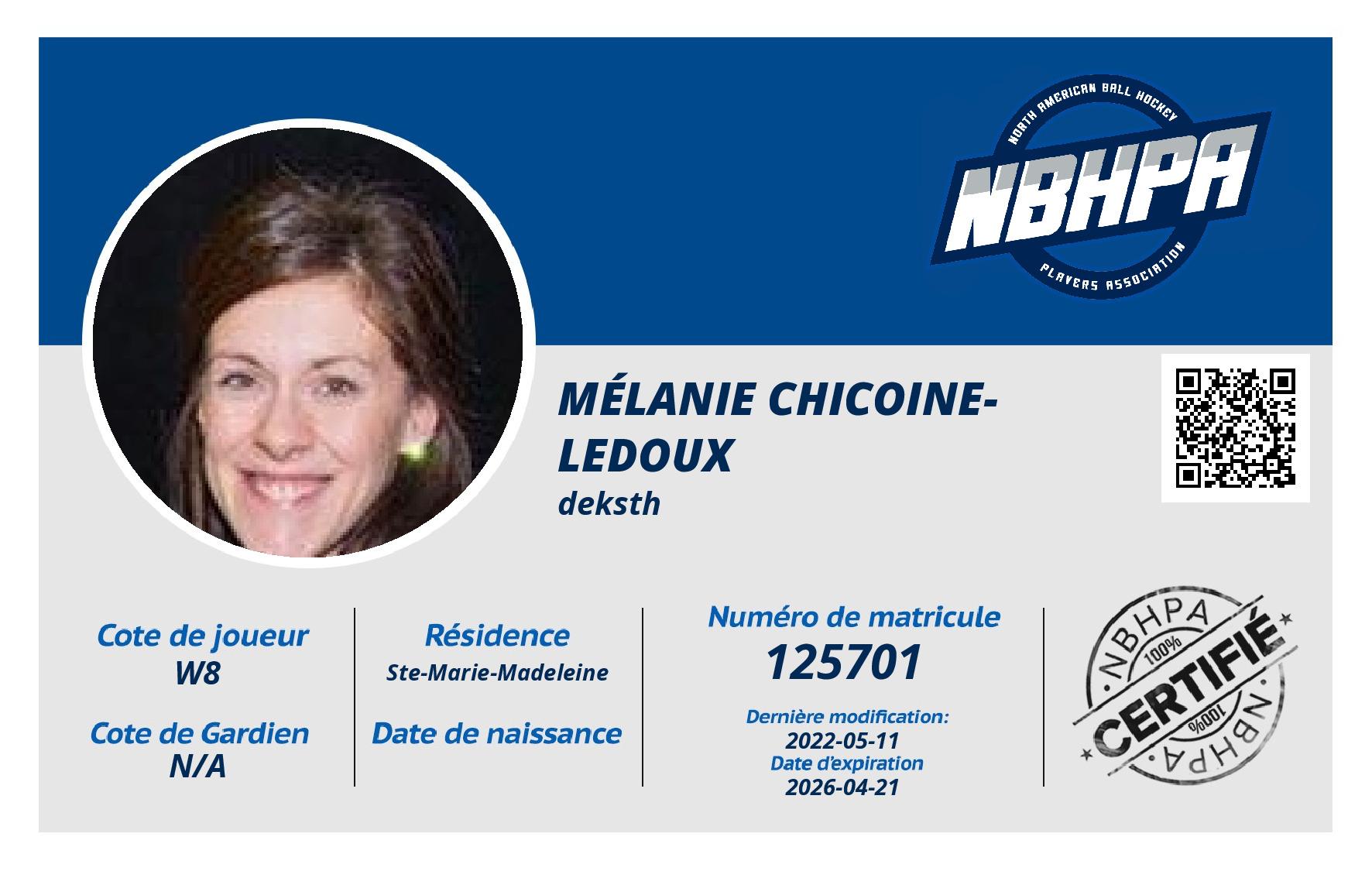 Mélanie Chicoine-Ledoux