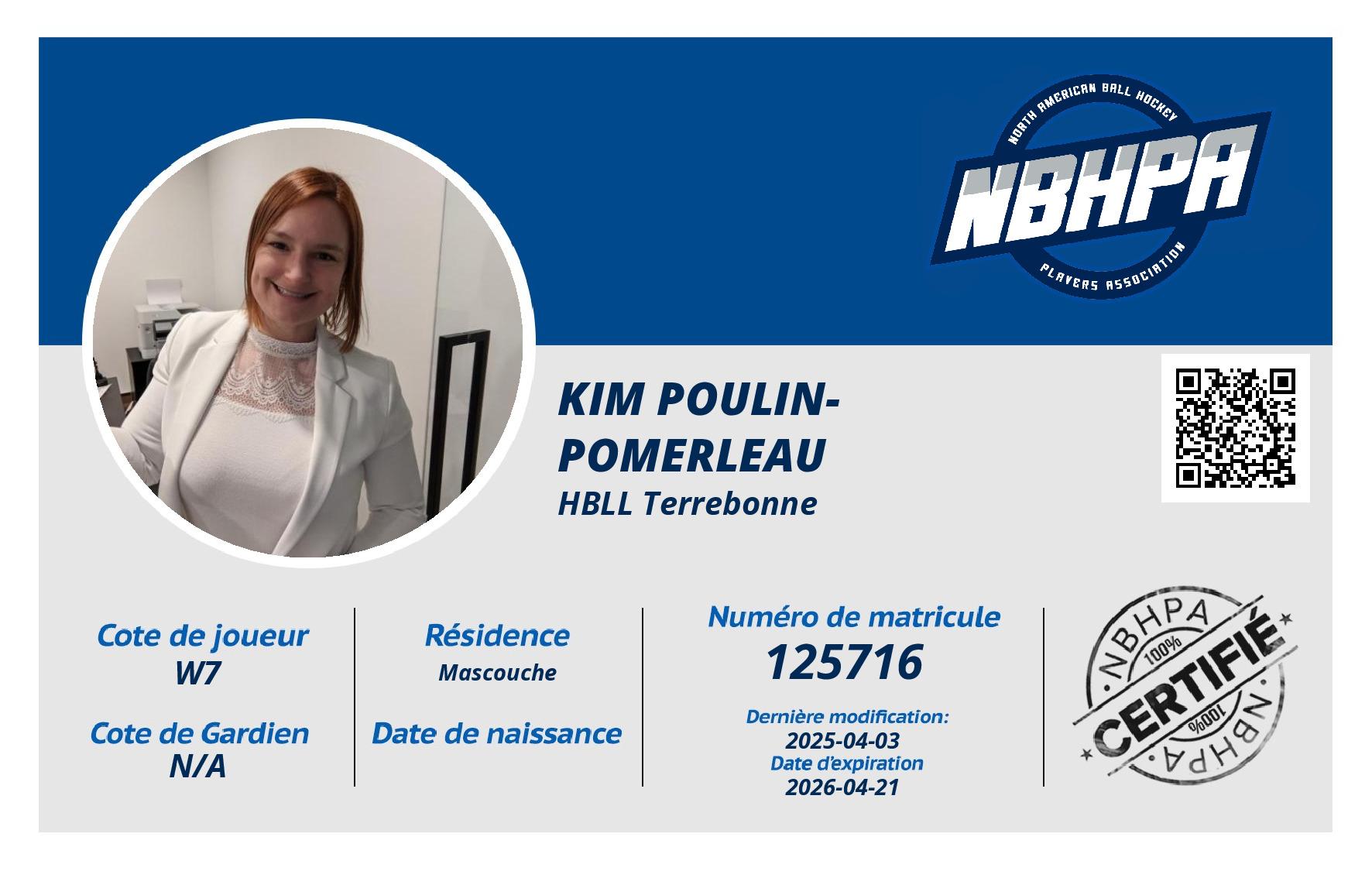 Kim Poulin-Pomerleau 