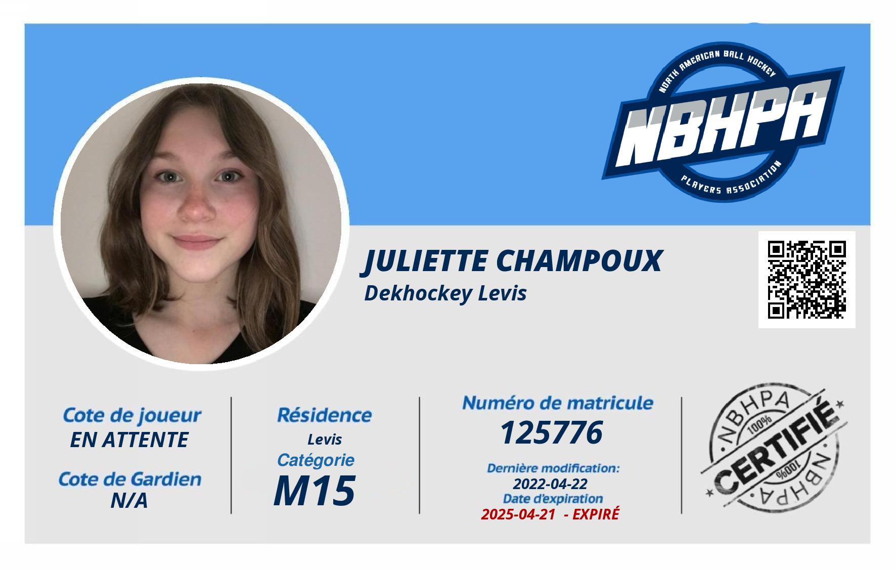 Juliette Champoux