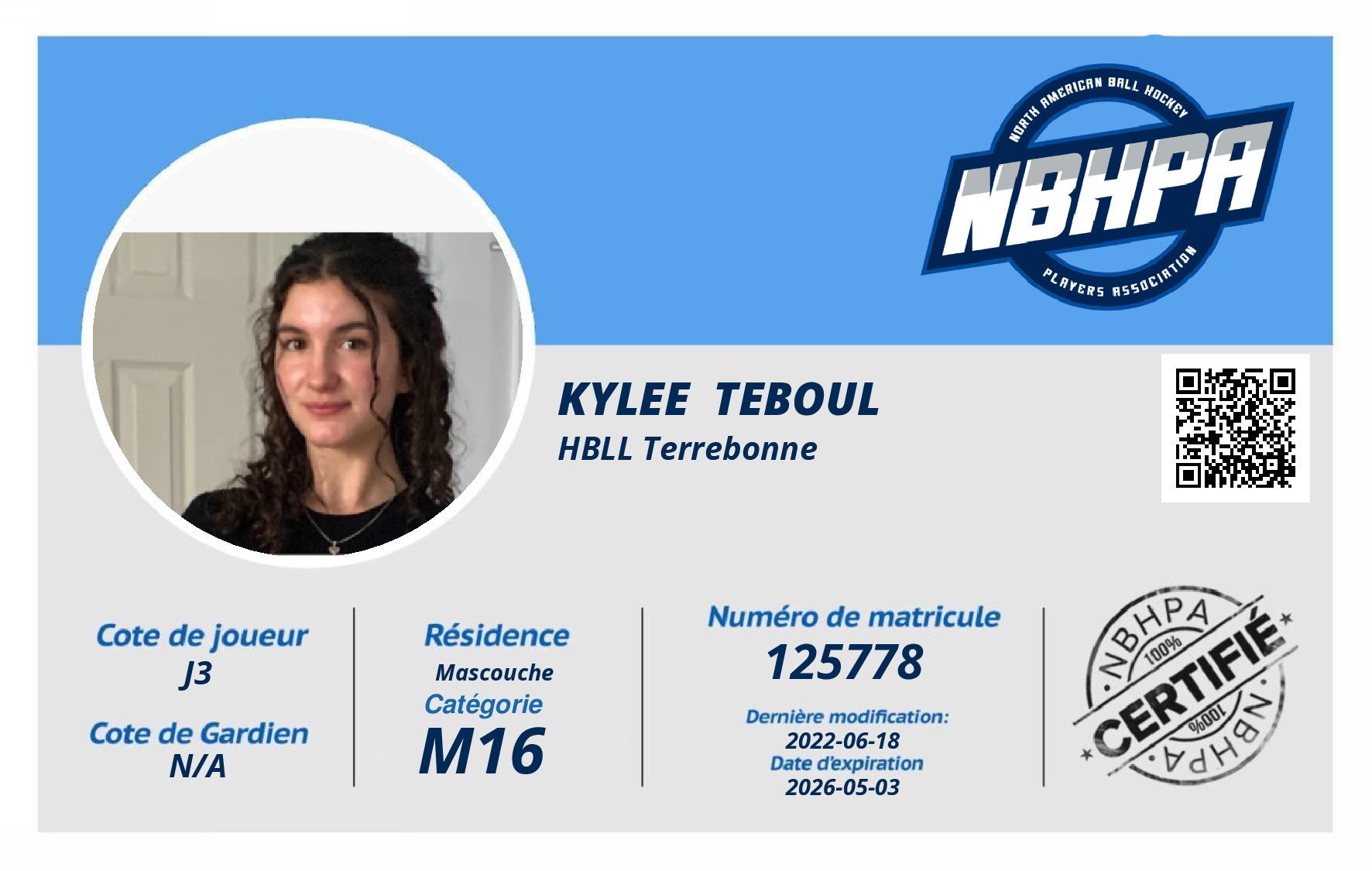 Kylee  Teboul 