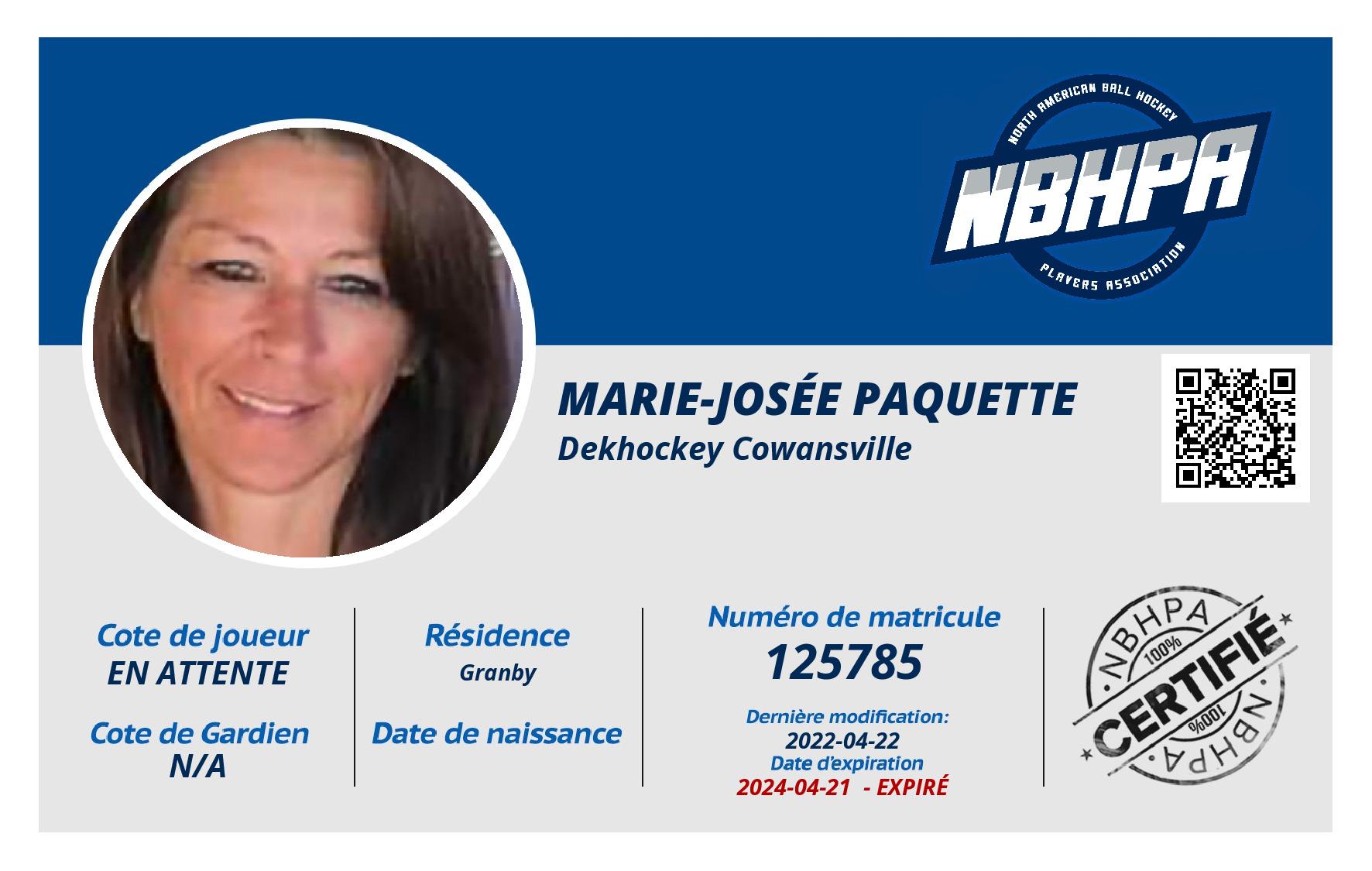 Marie-josée Paquette