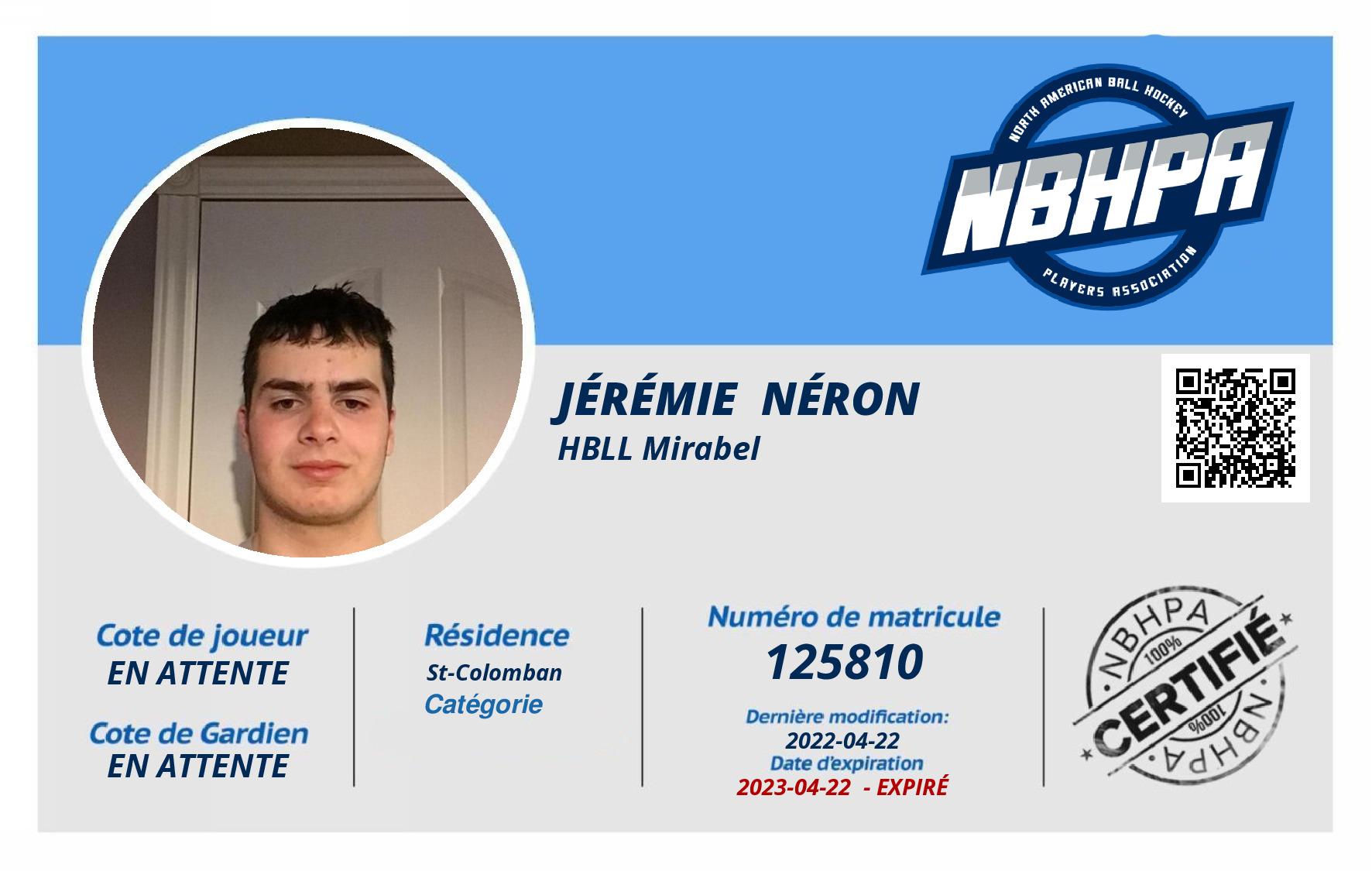 Jérémie  Néron 