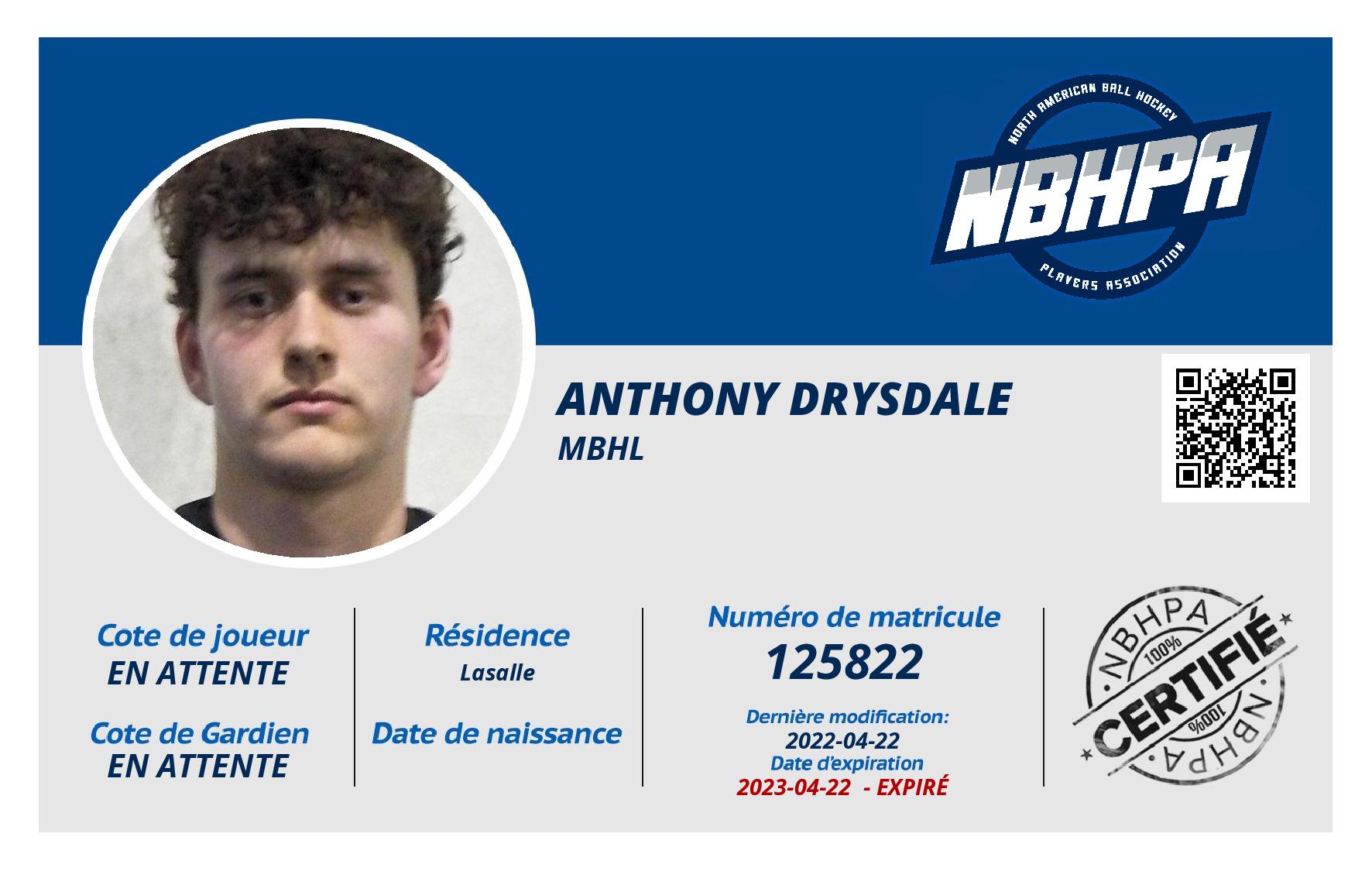 Anthony Drysdale