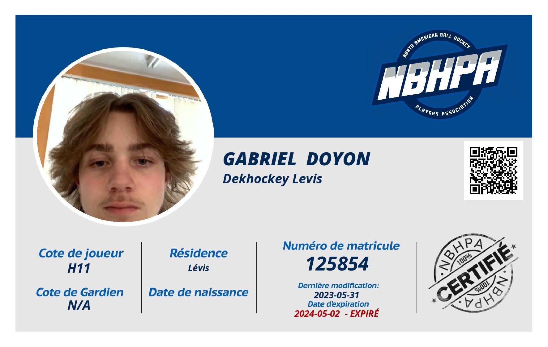 Gabriel  Doyon