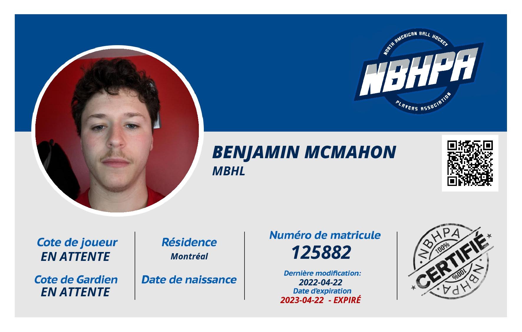 Benjamin McMahon