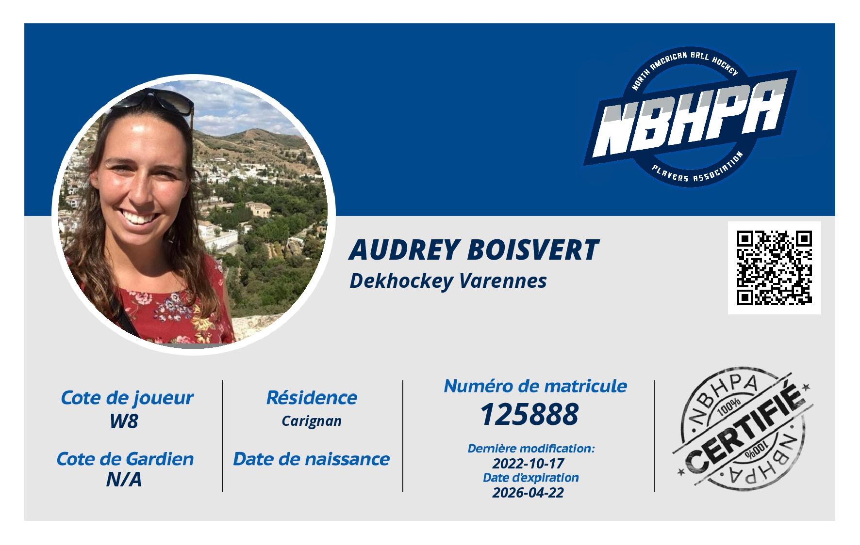 Audrey Boisvert