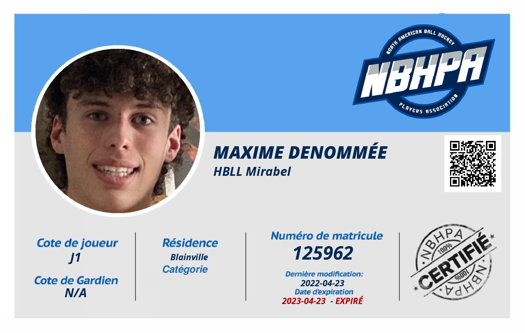 Maxime Denommée