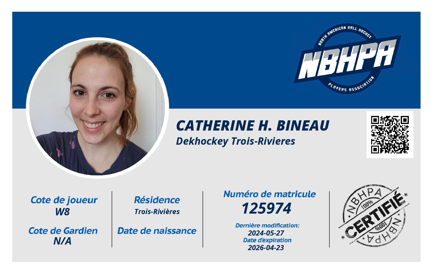 Catherine H. Bineau