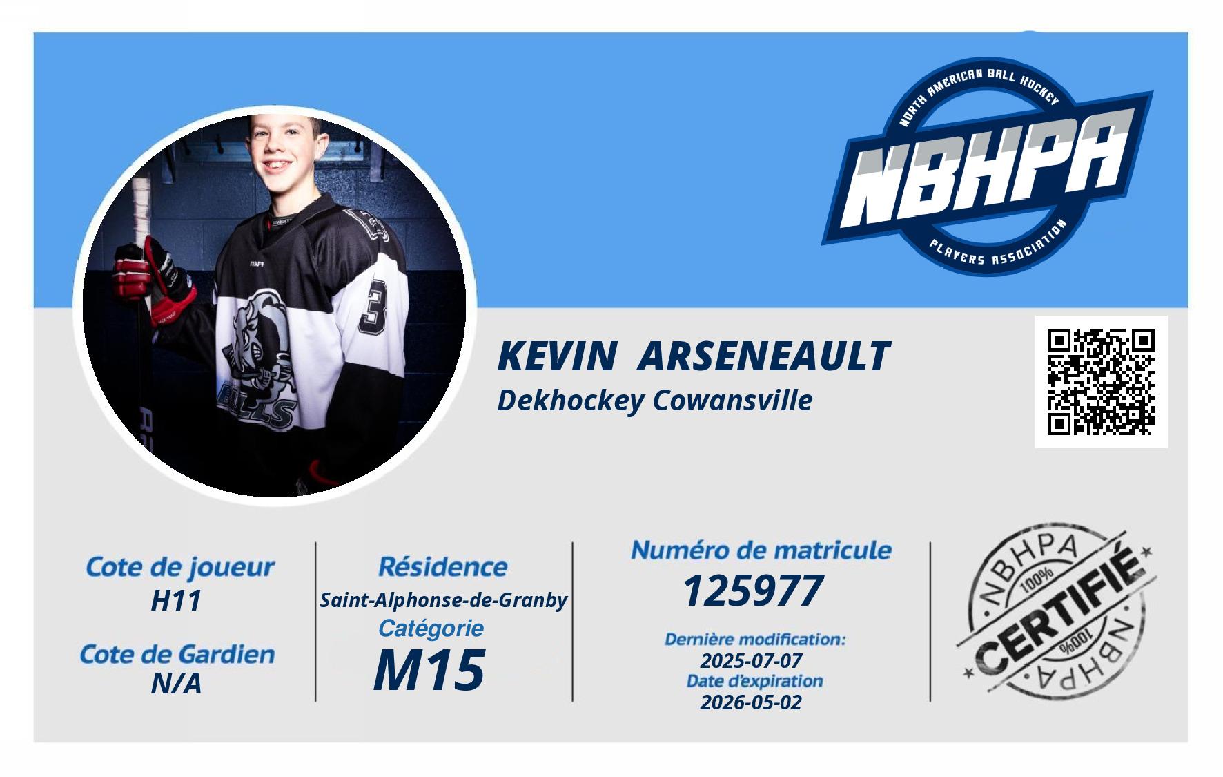 Kevin  Arseneault