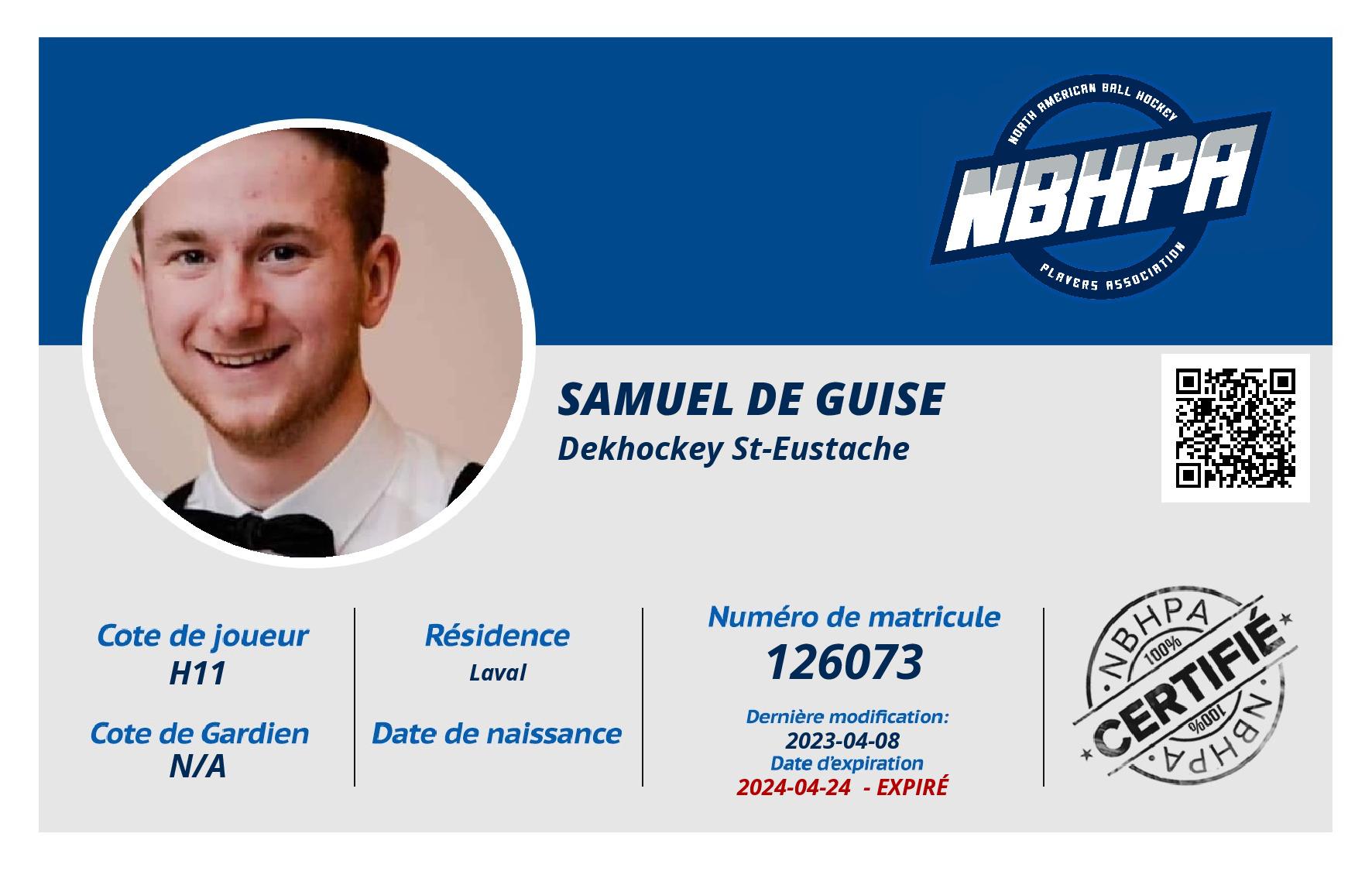 Samuel De Guise