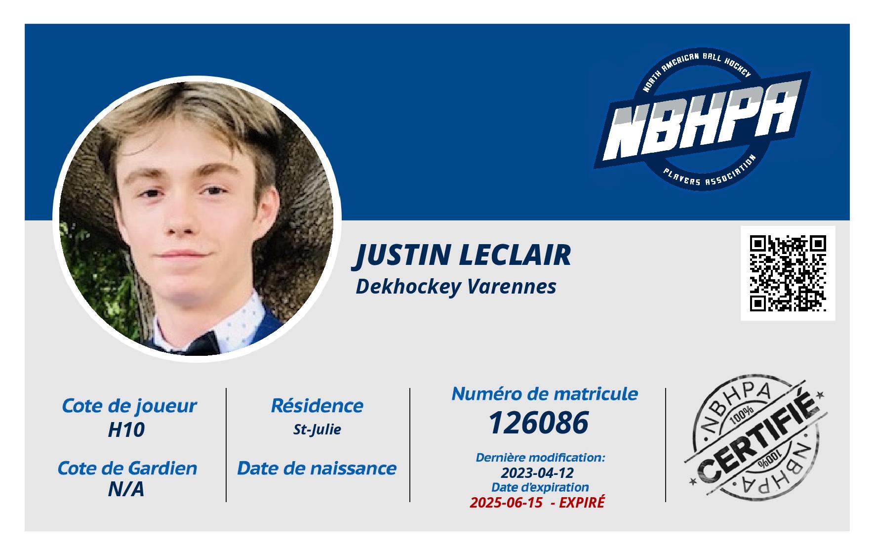 Justin Leclair 