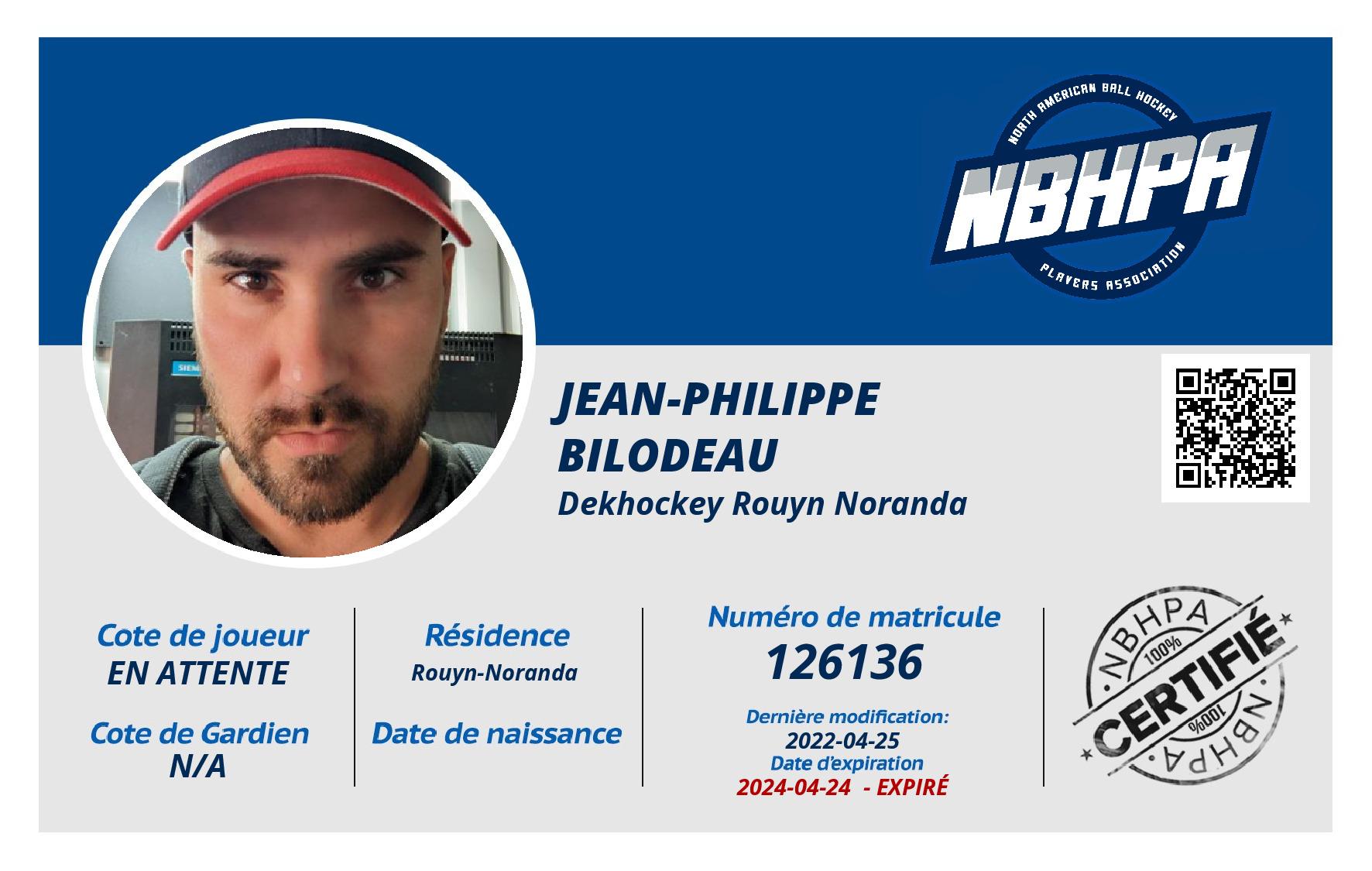Jean-Philippe  Bilodeau 