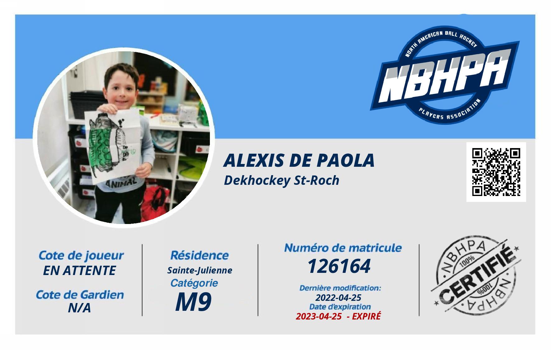 Alexis De paola