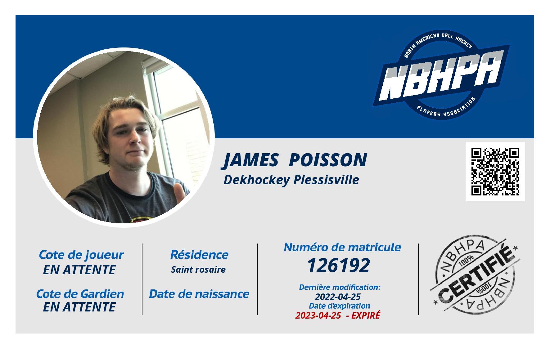 James  Poisson 
