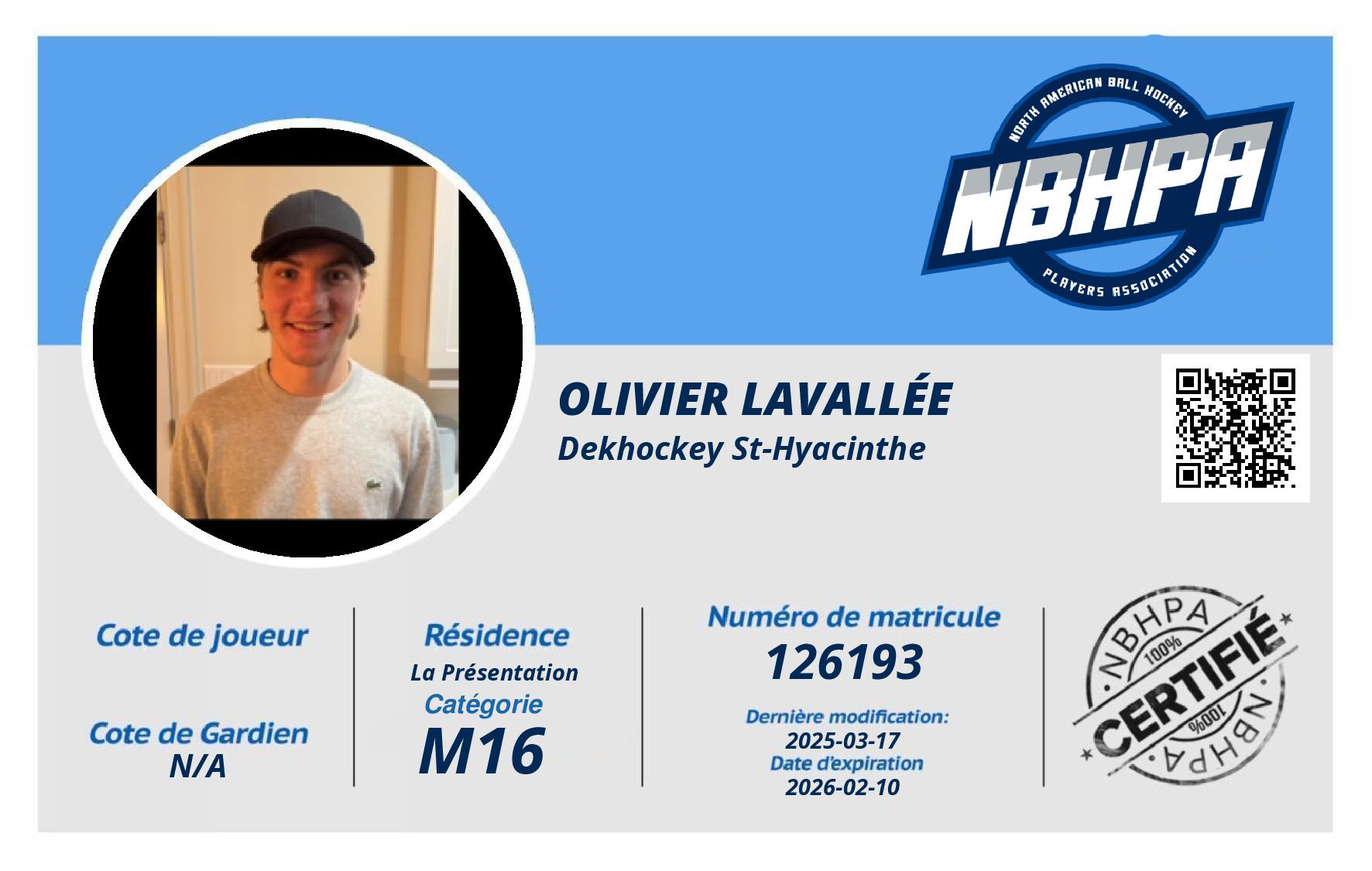 Olivier Lavallée 