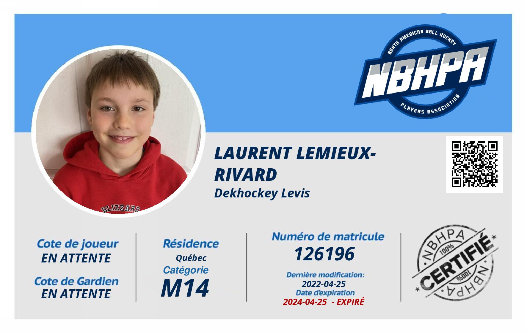 Laurent Lemieux-Rivard