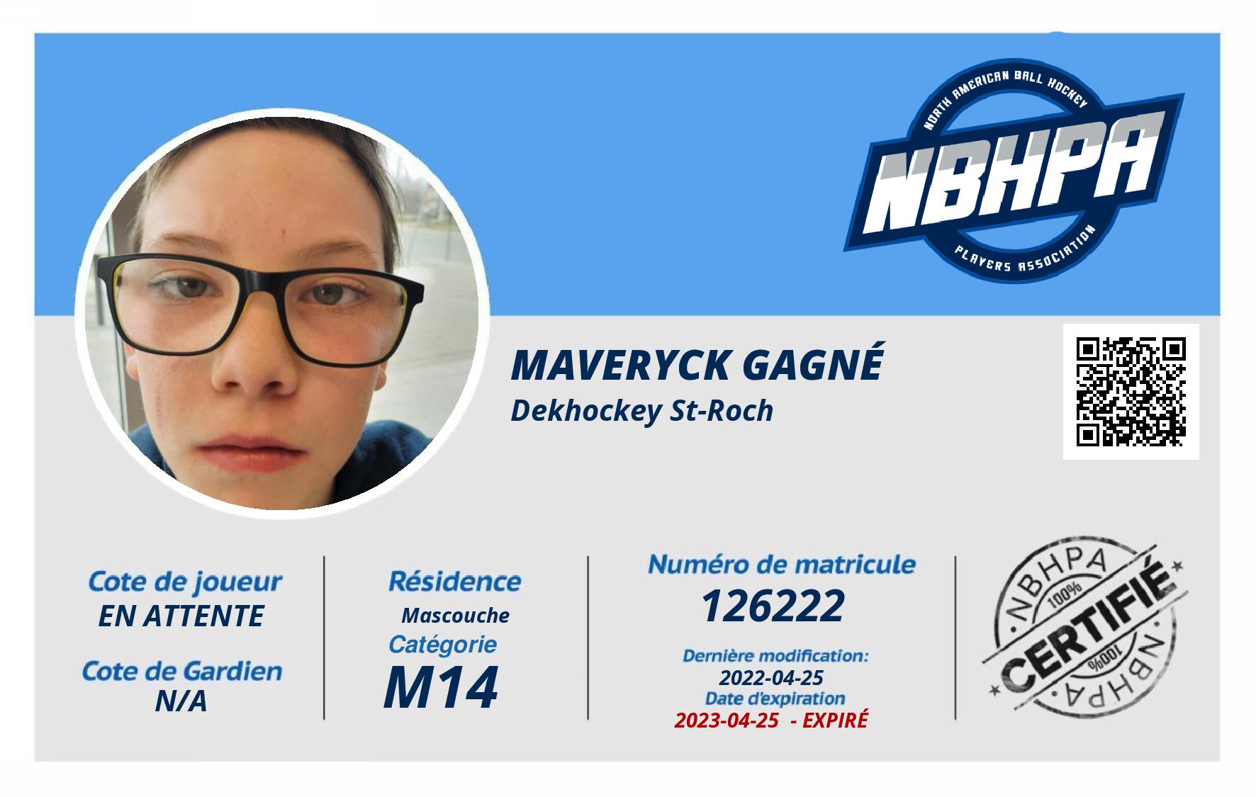 Maveryck Gagné
