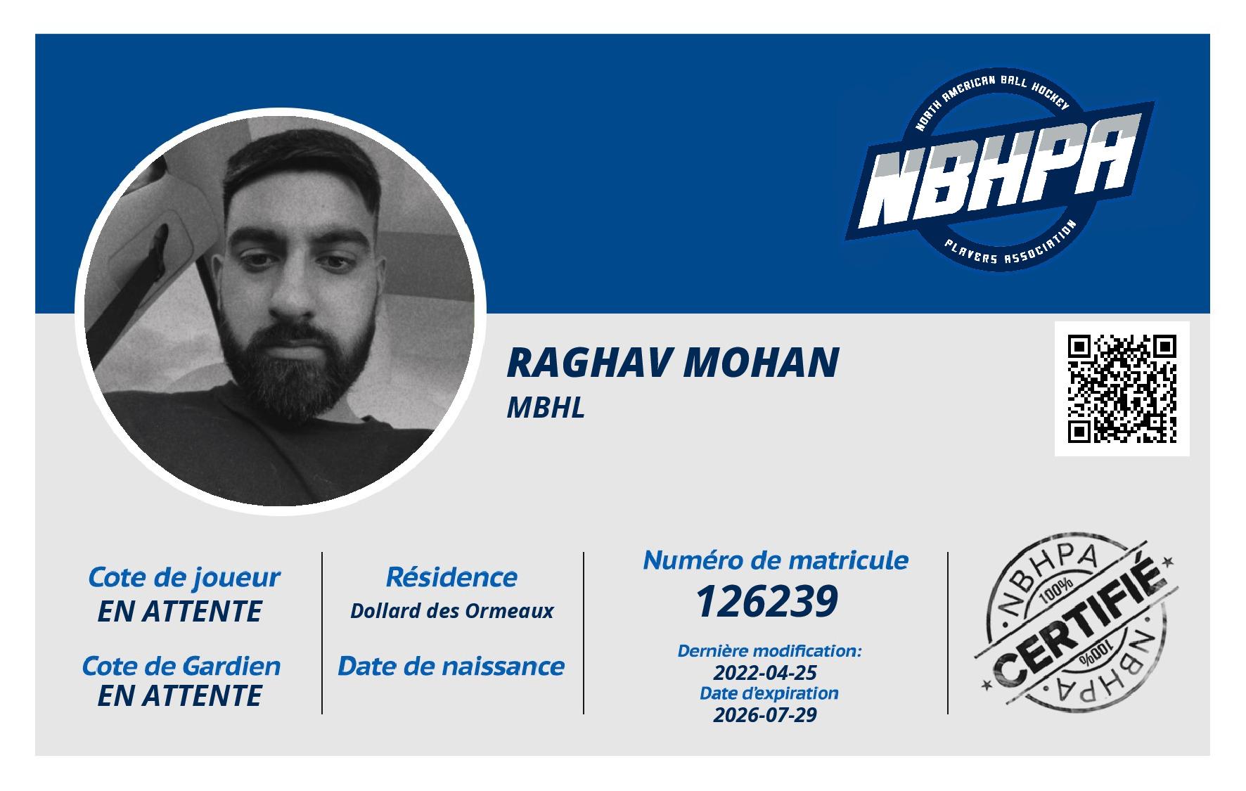 Raghav Mohan