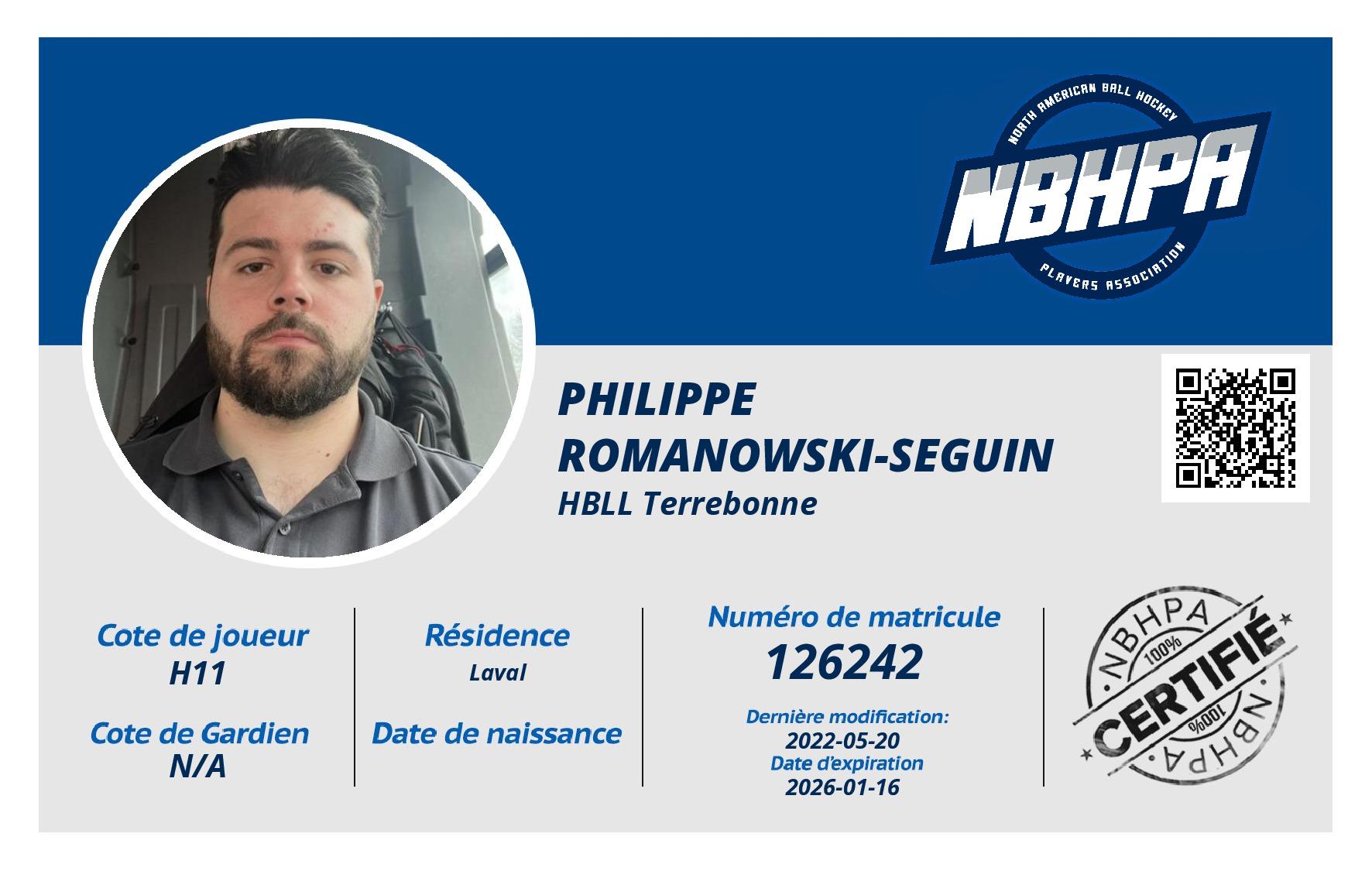 Philippe  Romanowski-Seguin