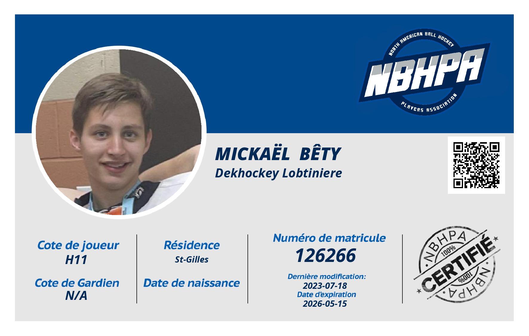 Mickaël  Bêty
