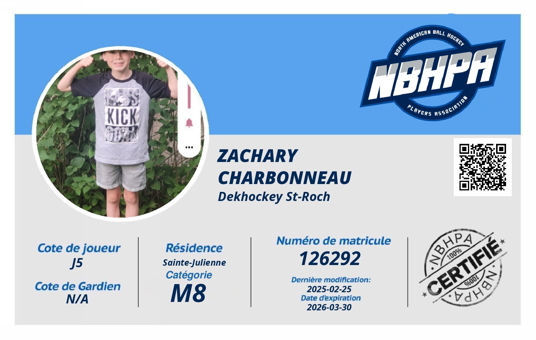 Zachary Charbonneau