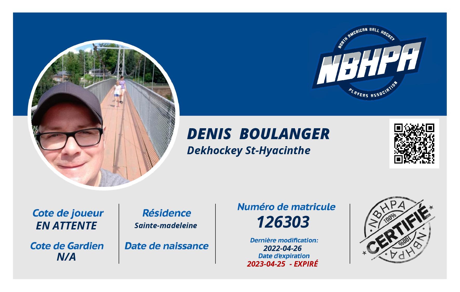 Denis  Boulanger 