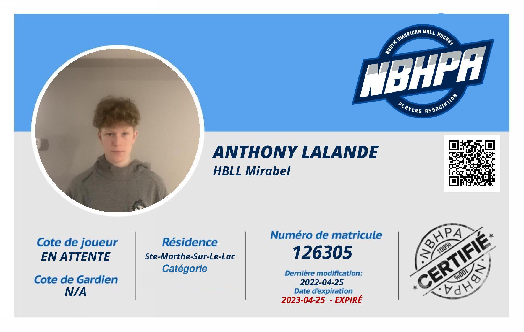 Anthony Lalande