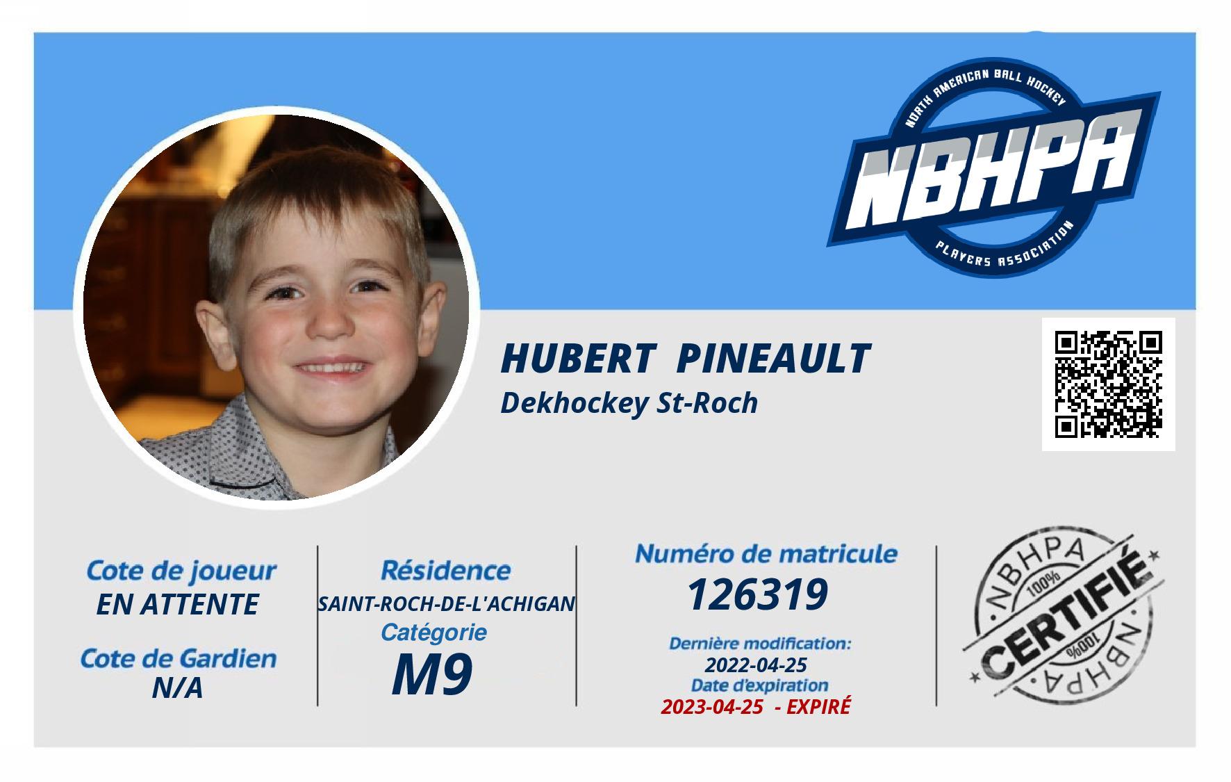 Hubert  Pineault
