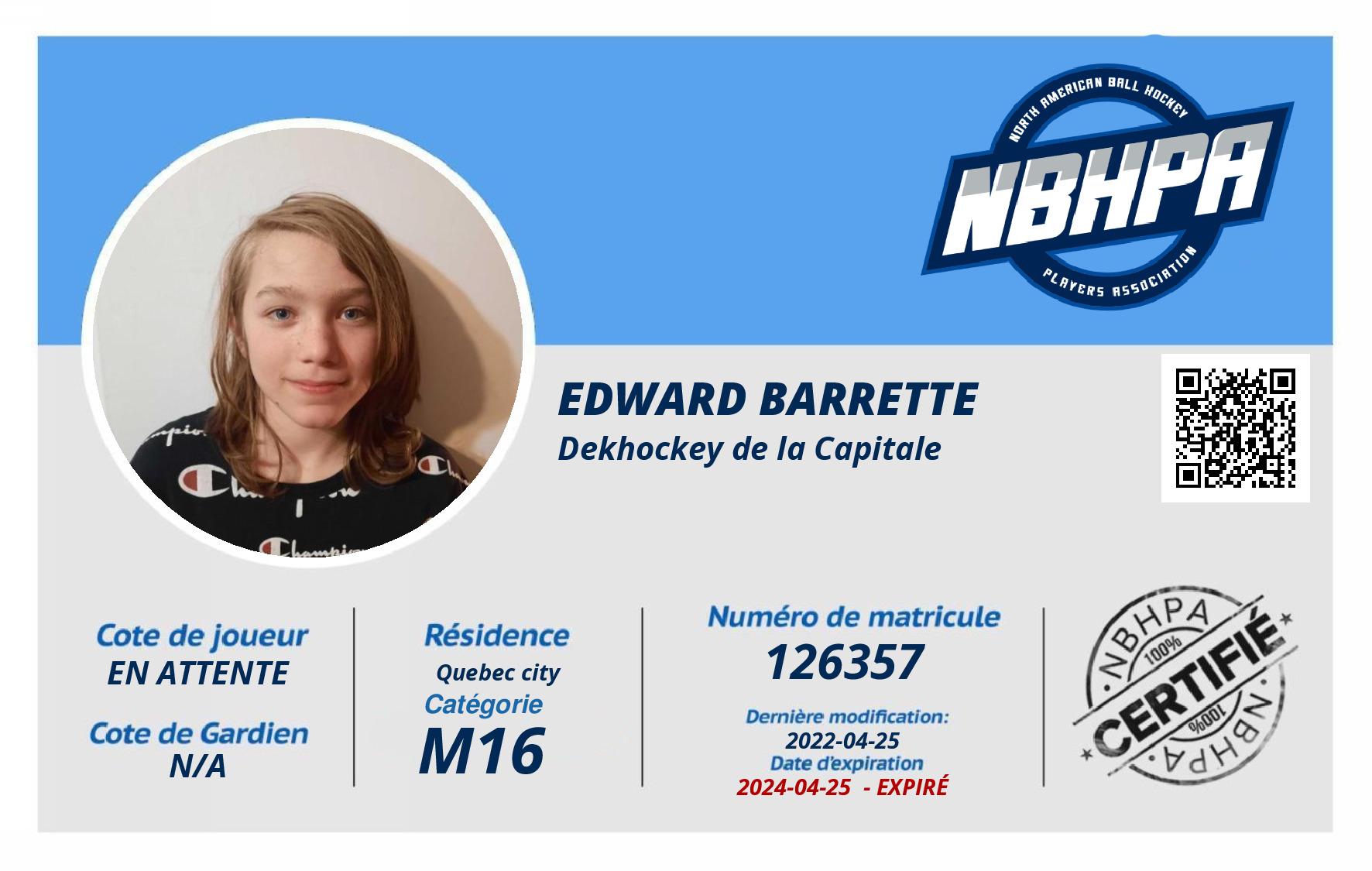 Edward Barrette