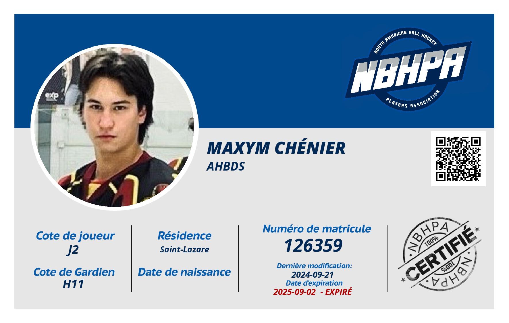 Maxym Chénier