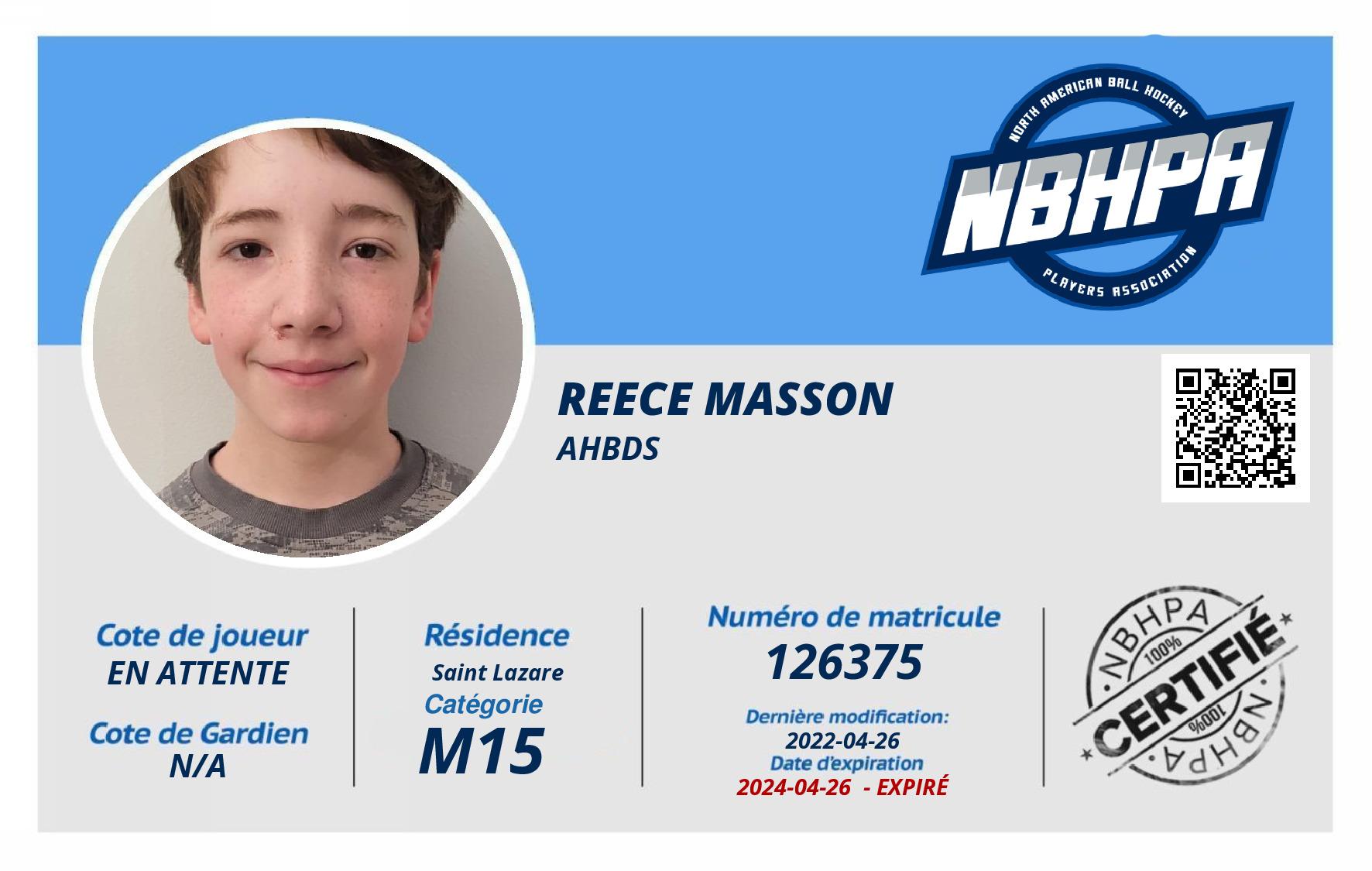 Reece Masson