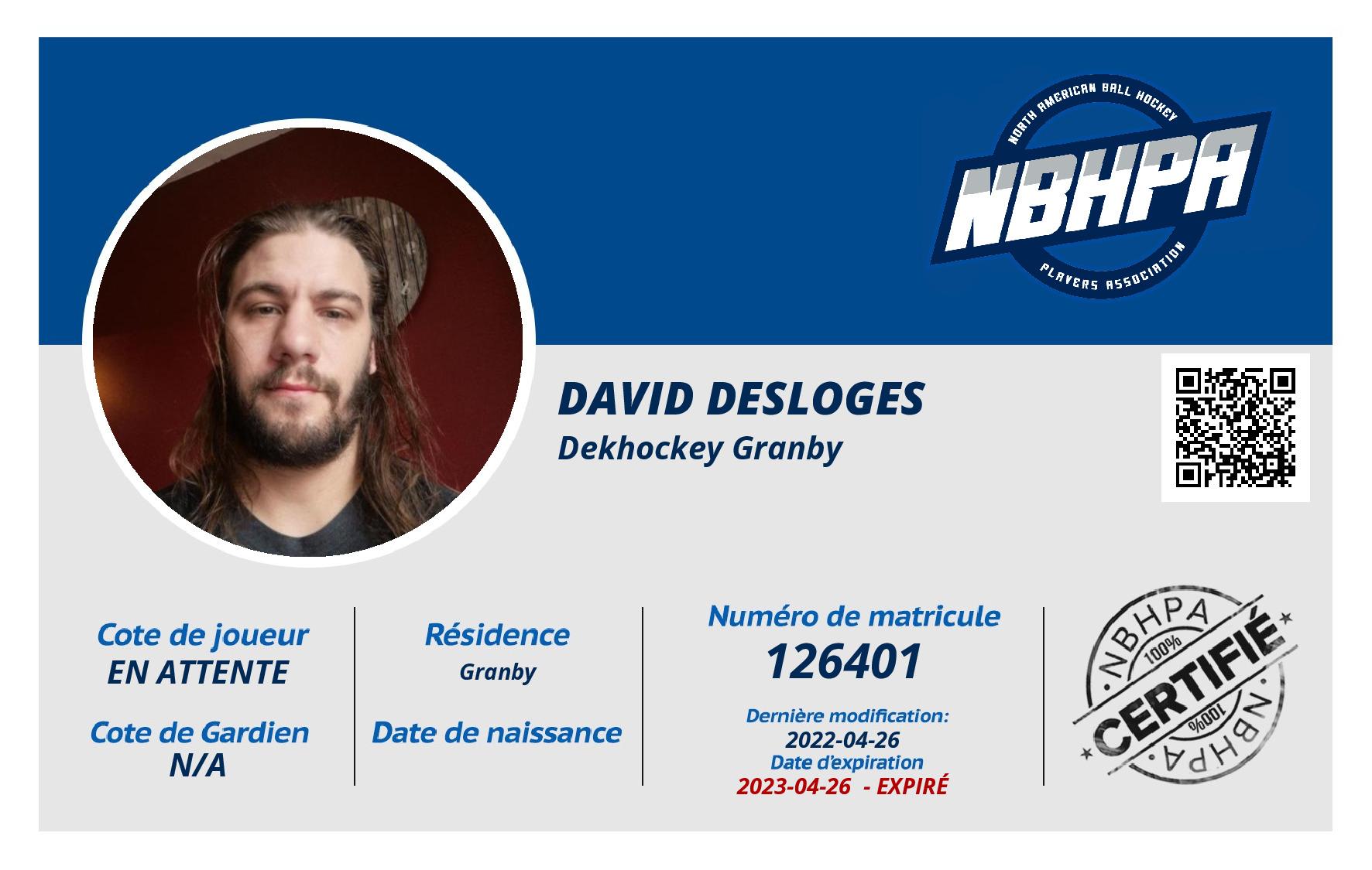 David Desloges