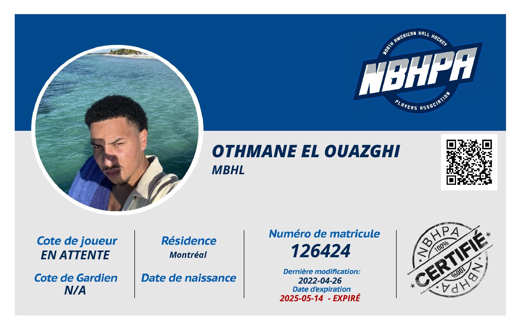 Othmane El ouazghi