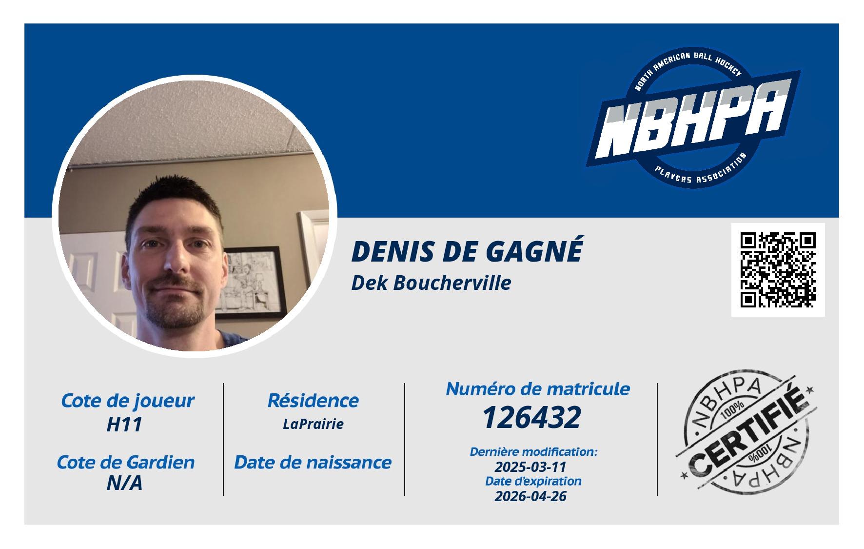 Denis De Gagné