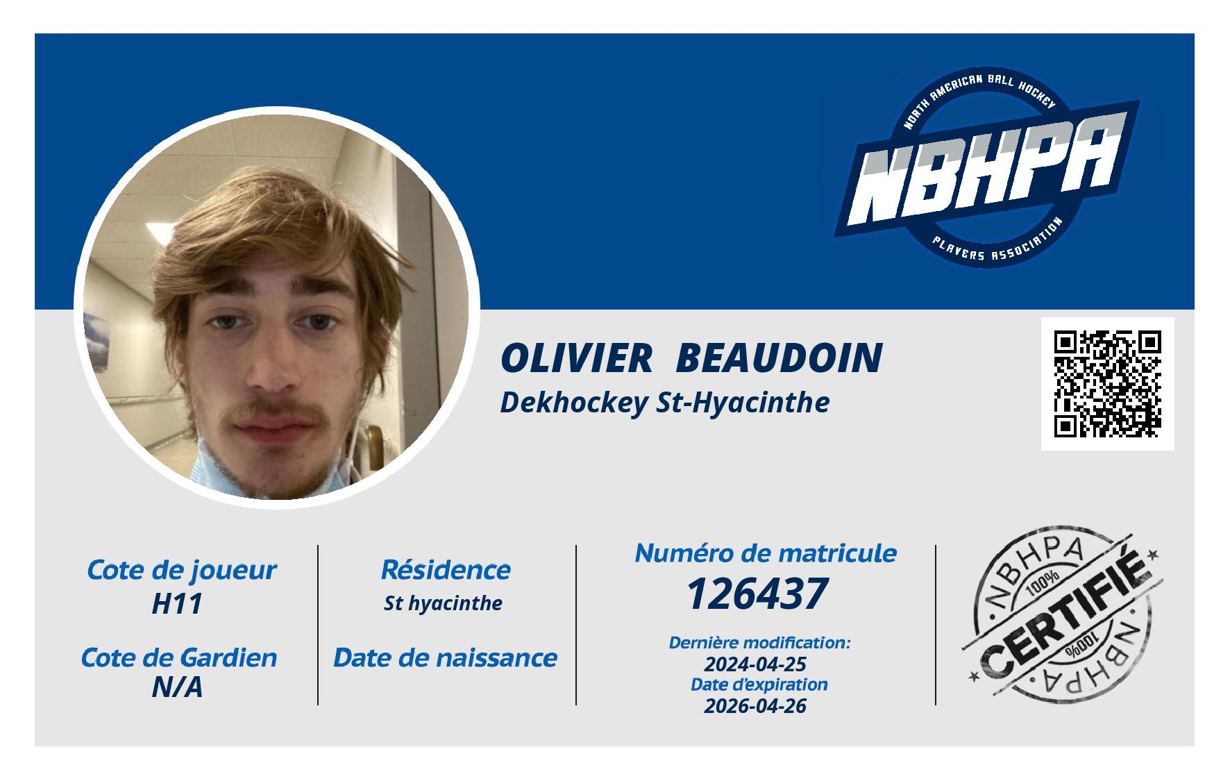 Olivier  Beaudoin 