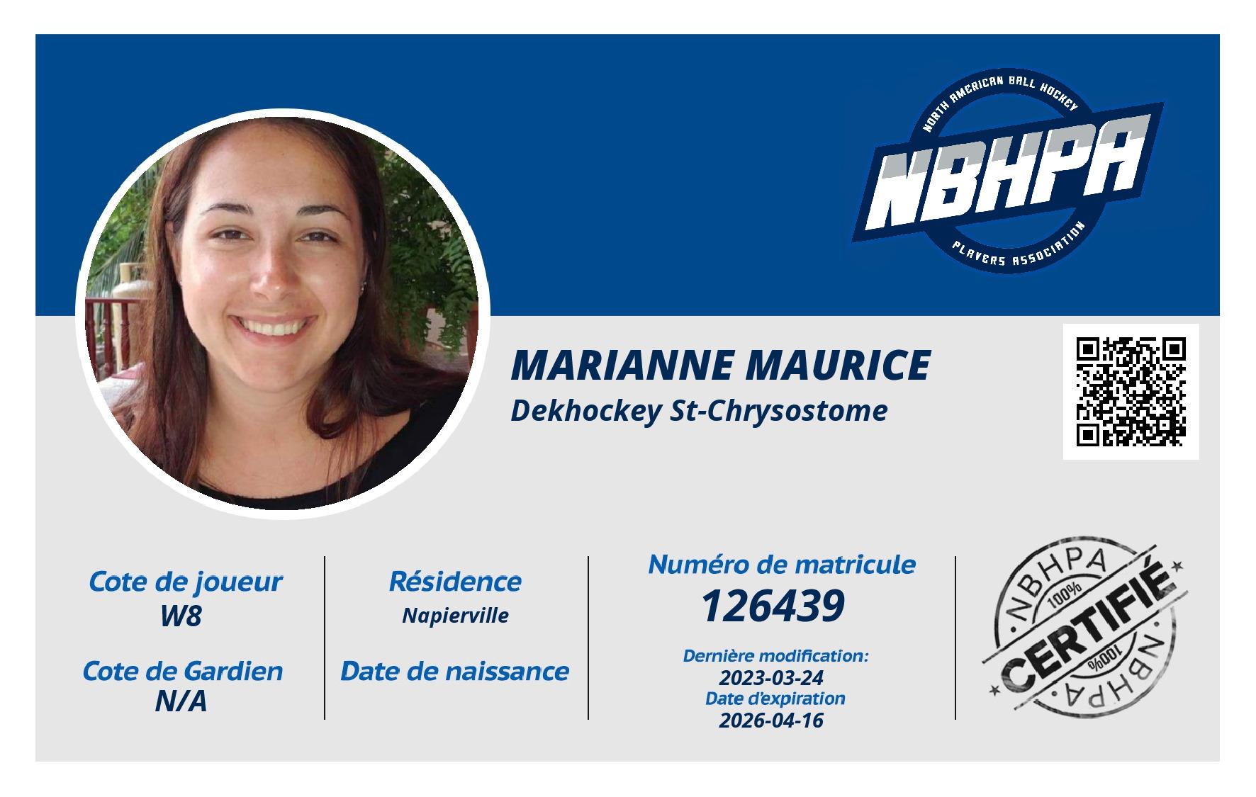 Marianne Maurice