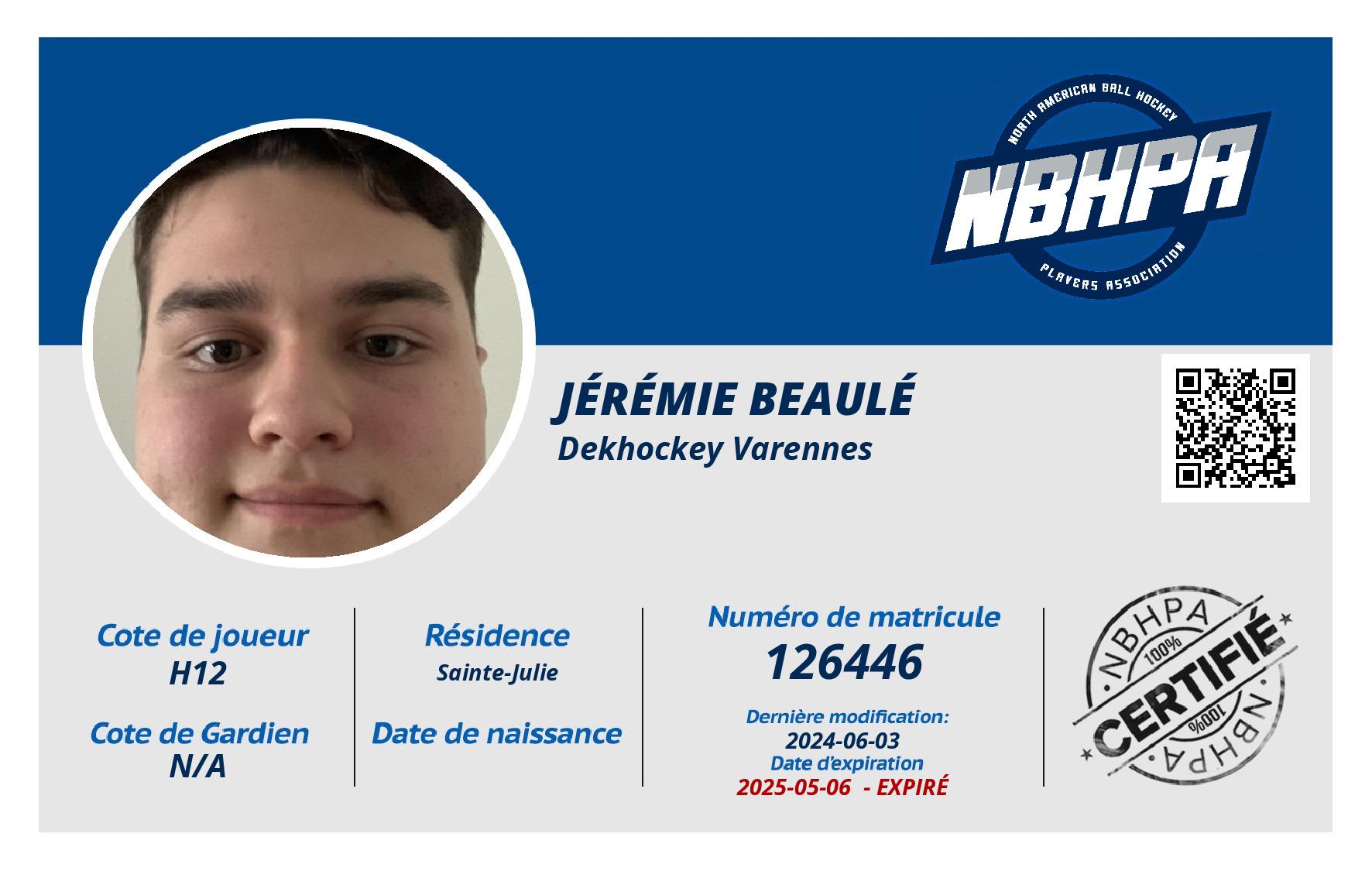 Jérémie Beaulé