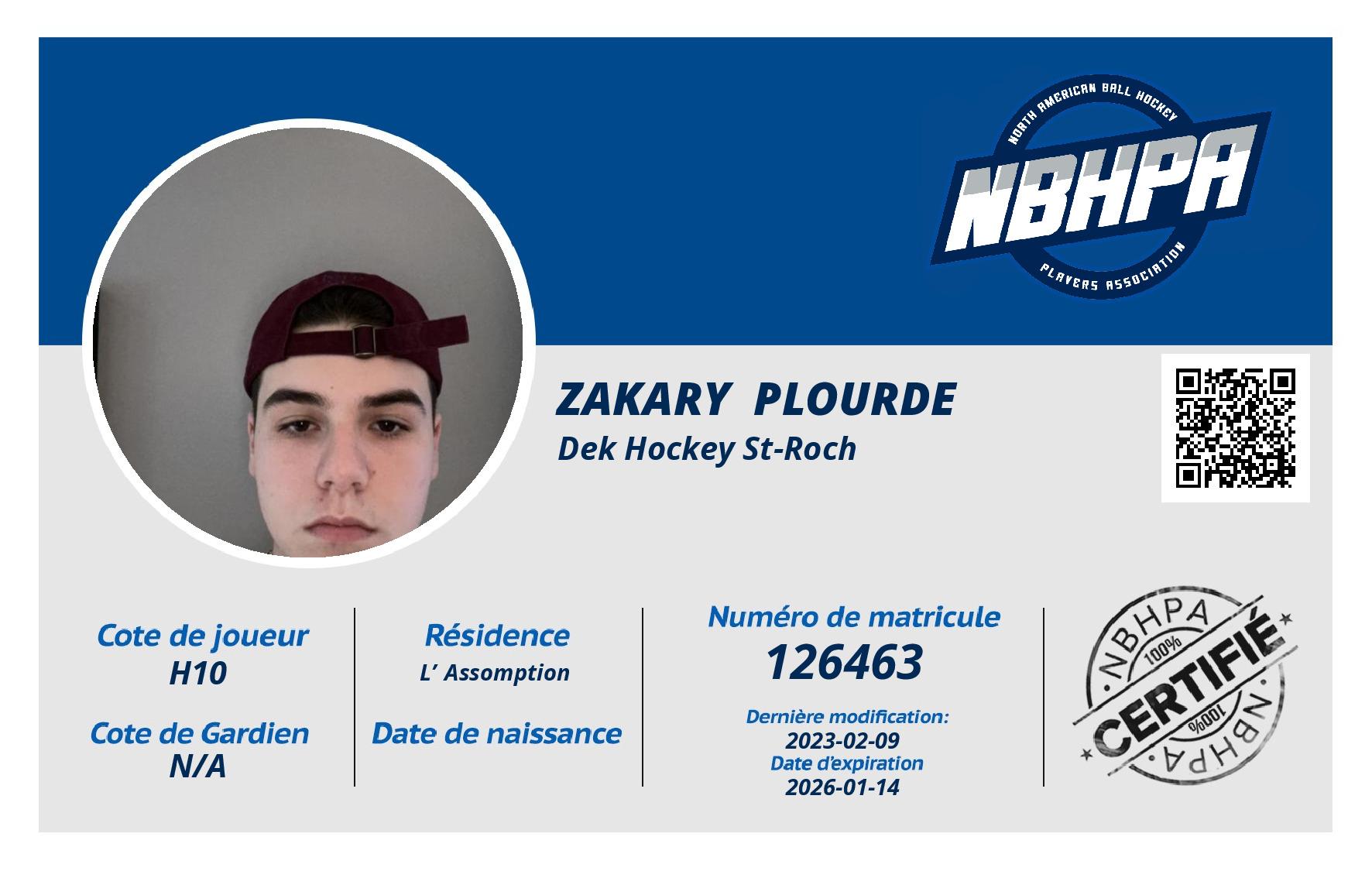 Zakary  Plourde