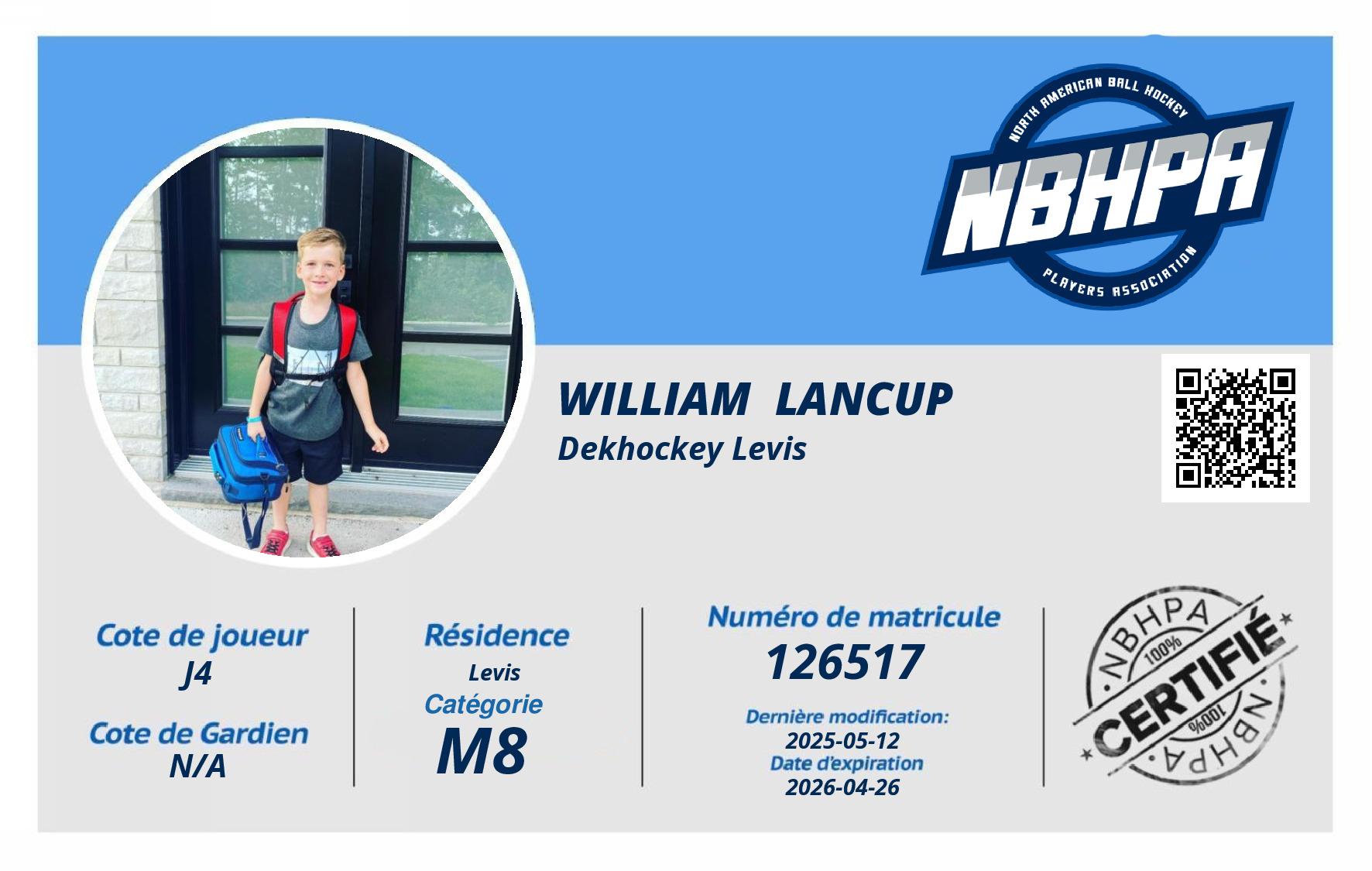 William  Lancup