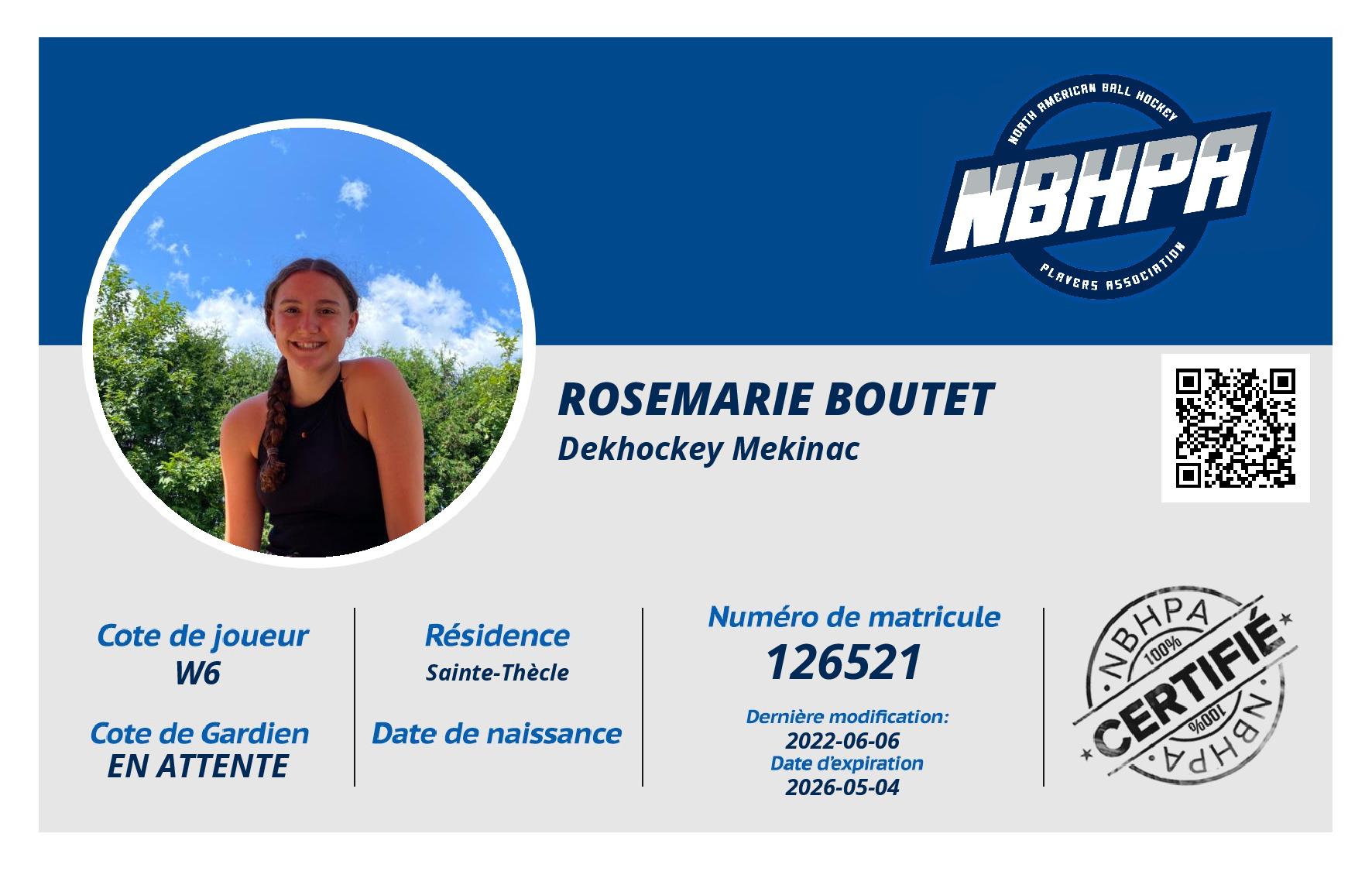 Rosemarie Boutet