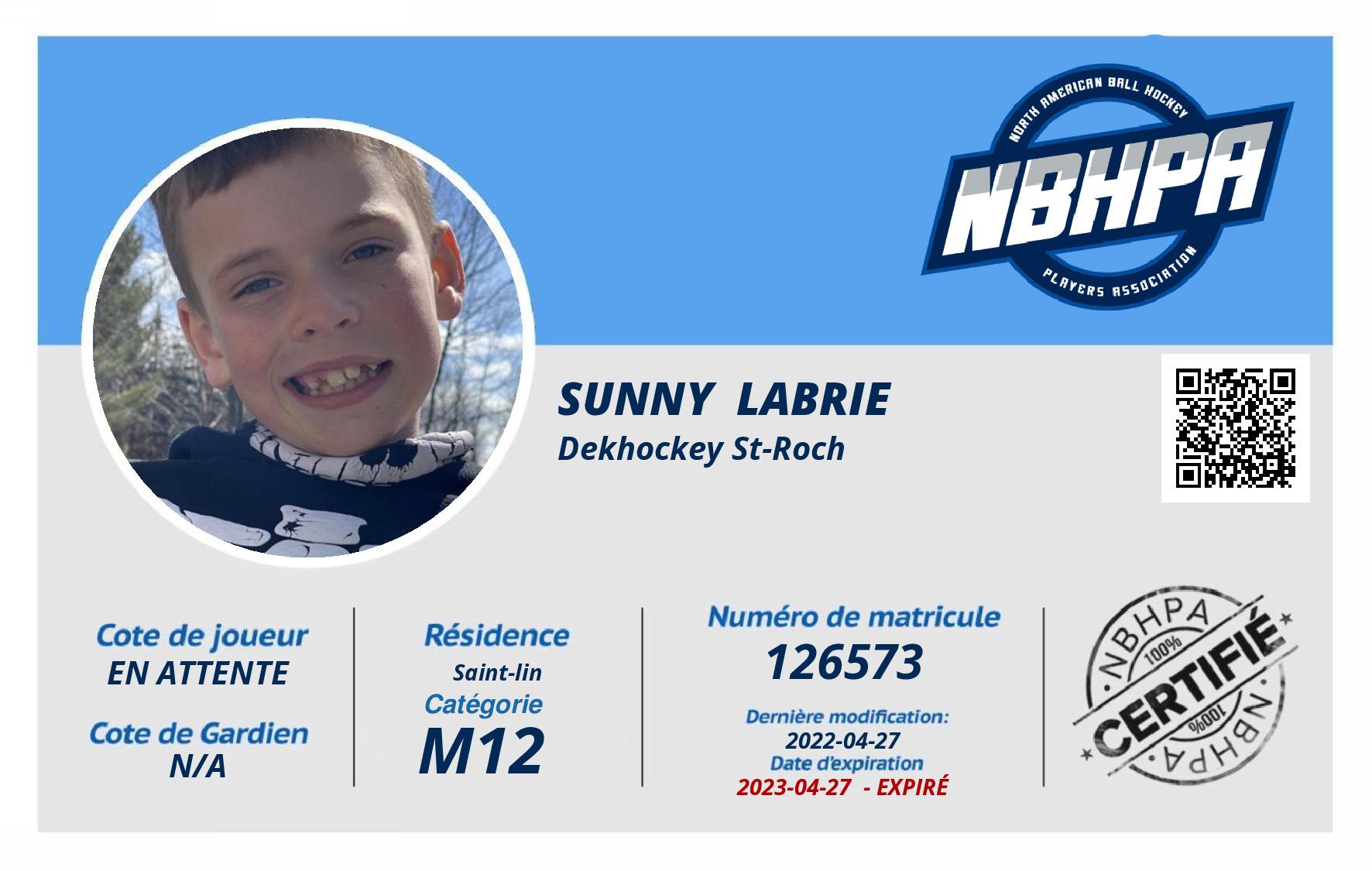 Sunny  Labrie